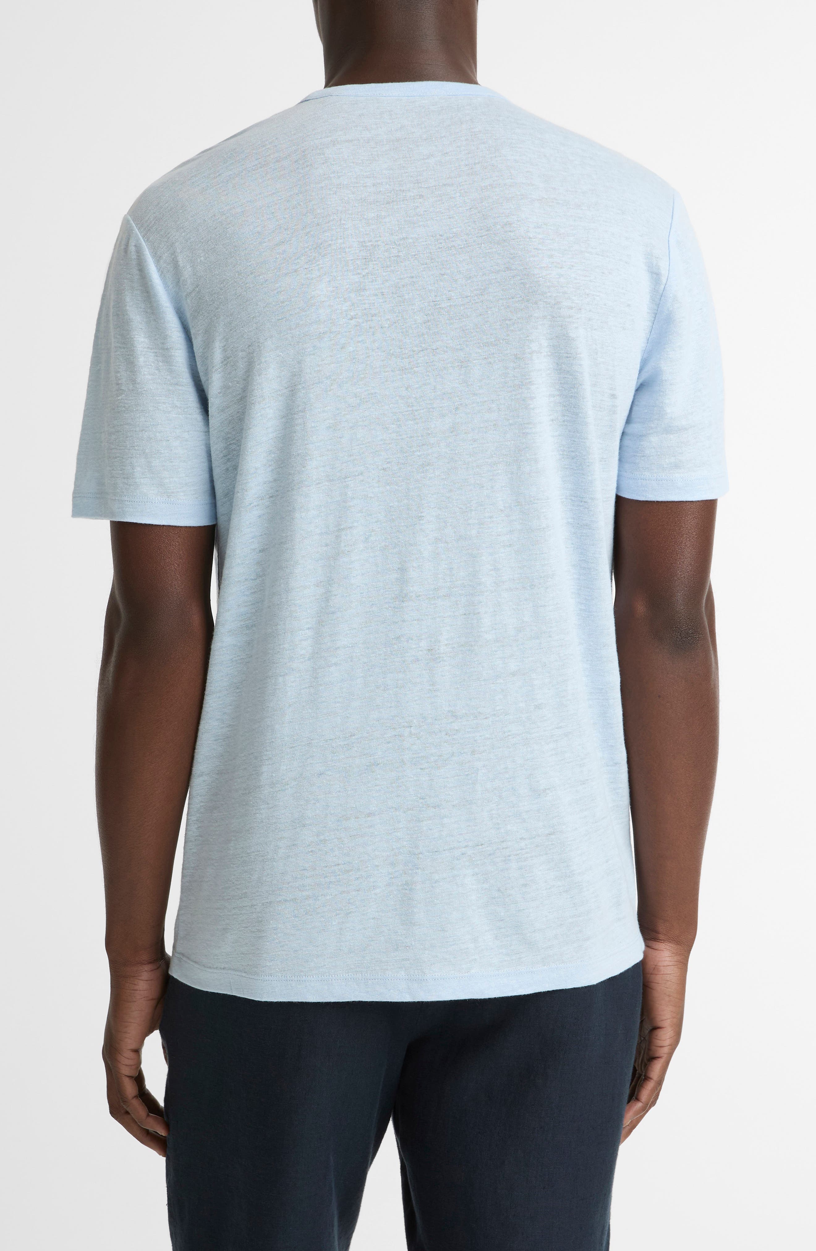 Slub Linen Crewneck T-Shirt - image 2