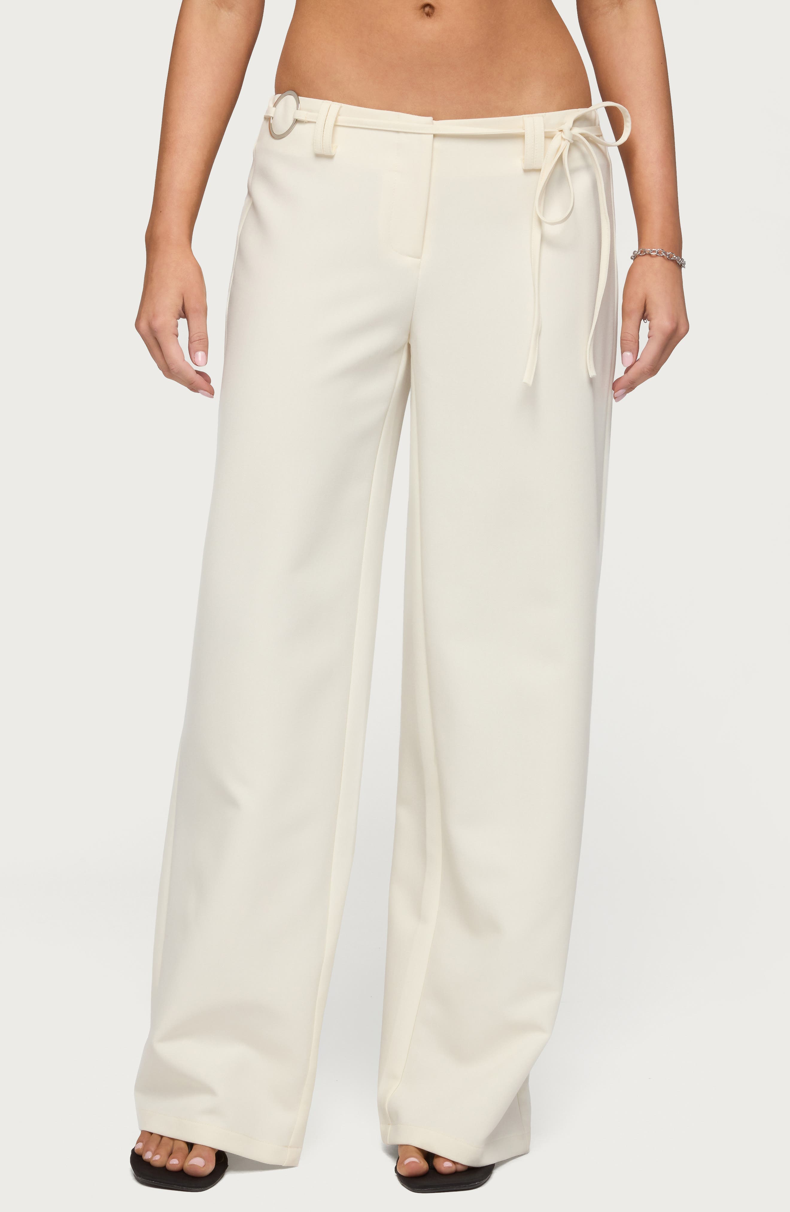 Raphael Tie Waist Wide Leg Pants - image 1
