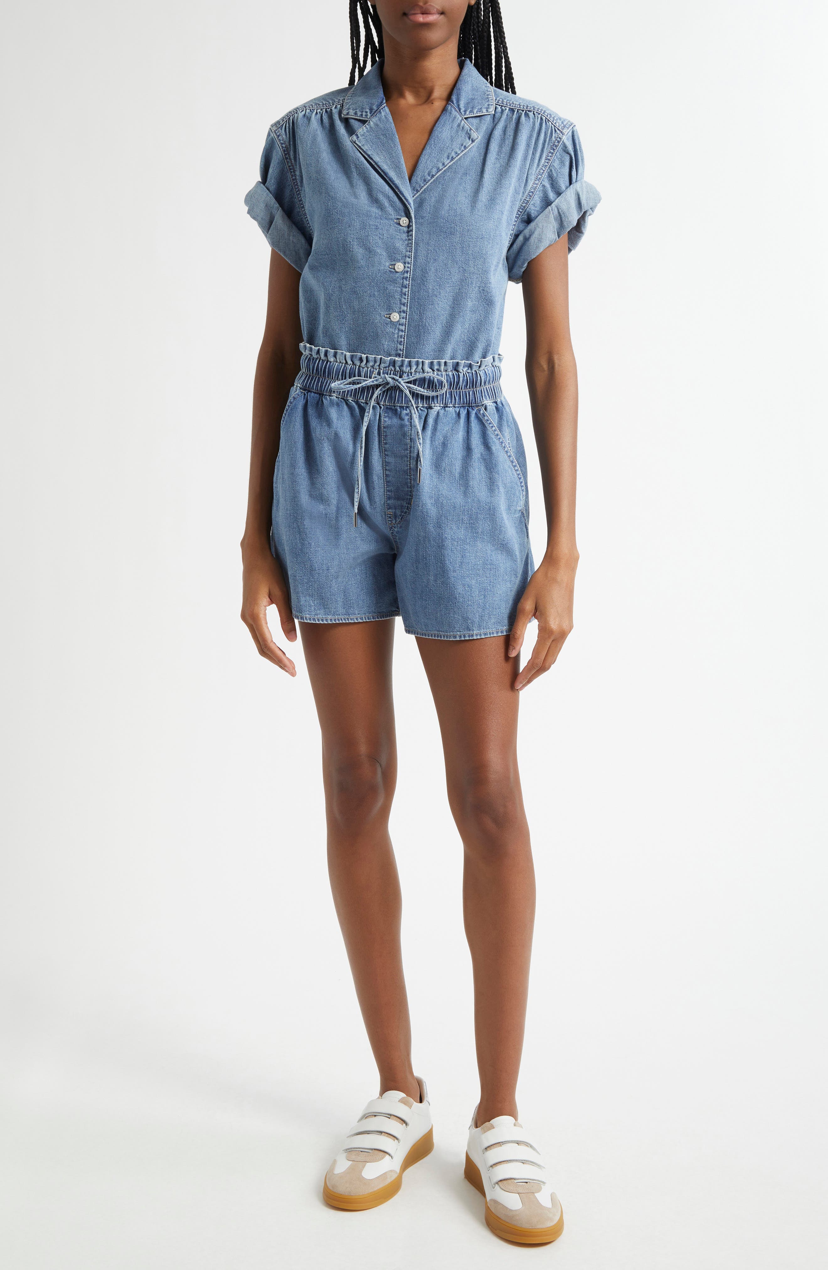 Ilene Cuffed Denim Shirt - image 2