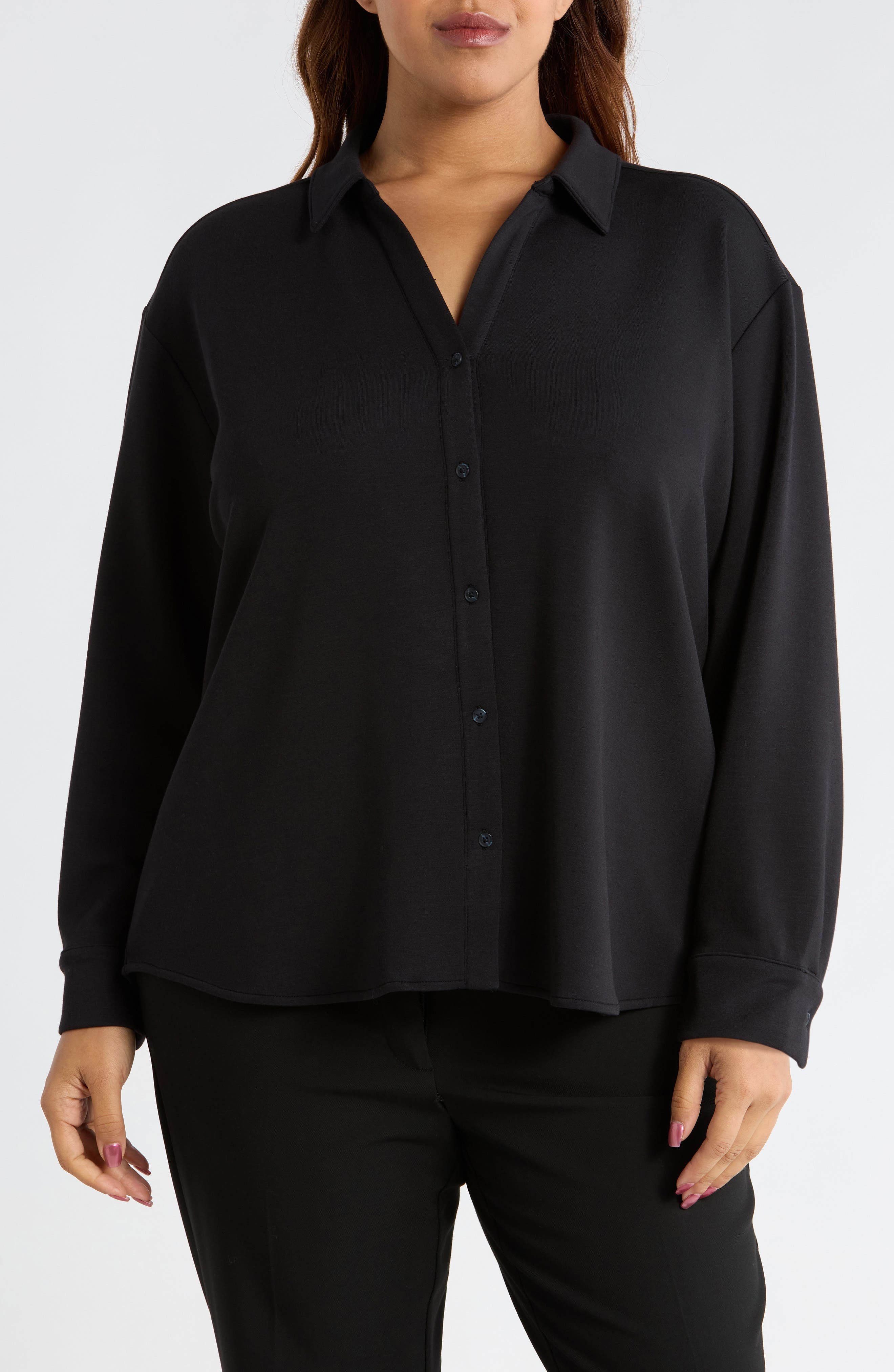 Oversize Button-Up Shirt - image 1