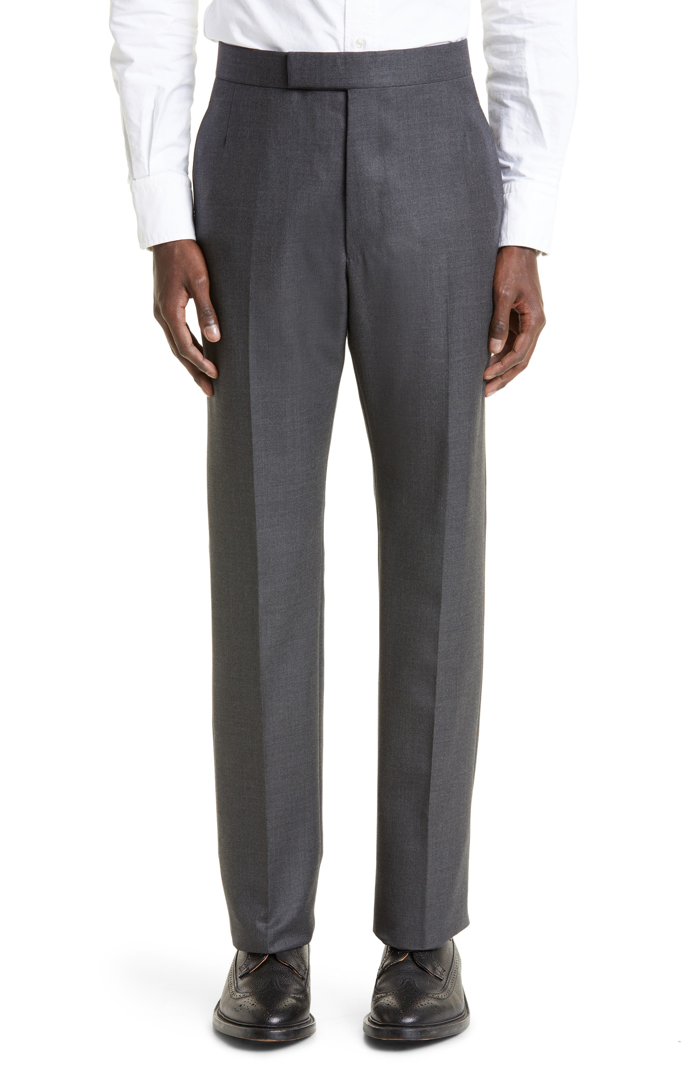 Classic Super 120s Wool Backstrap Pants