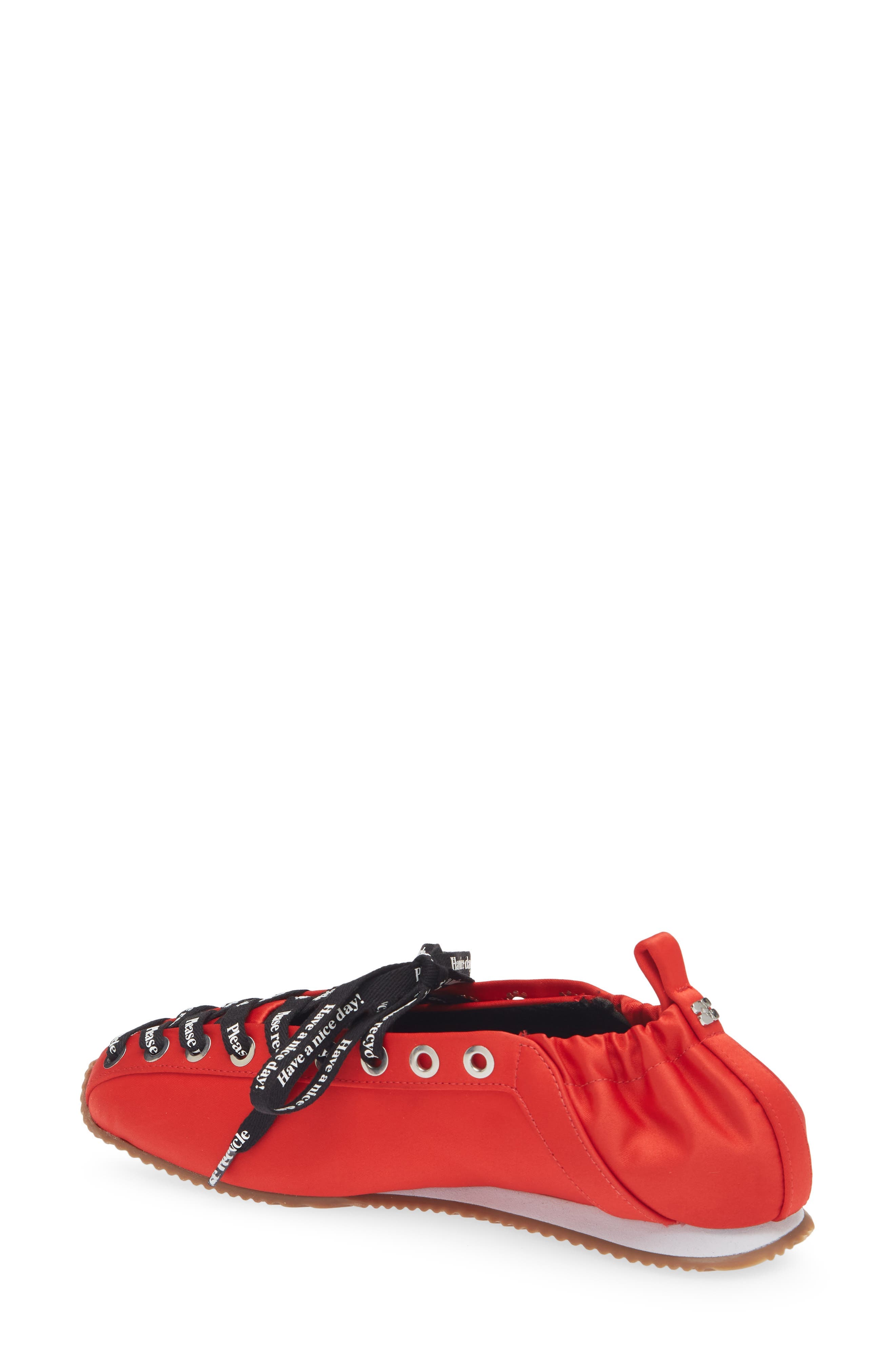 Sporty Lace-Up Ballerina Flat - image 4