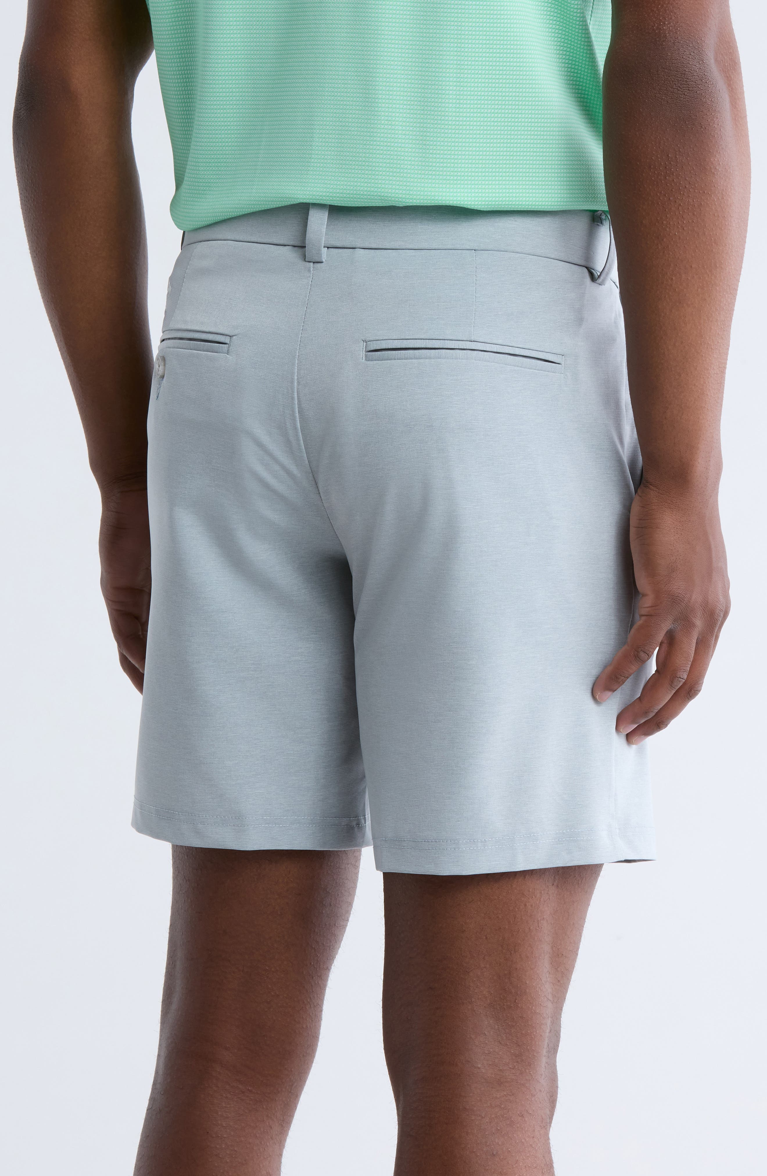 8-Inch Solid Flat Front Golf Shorts - image 4