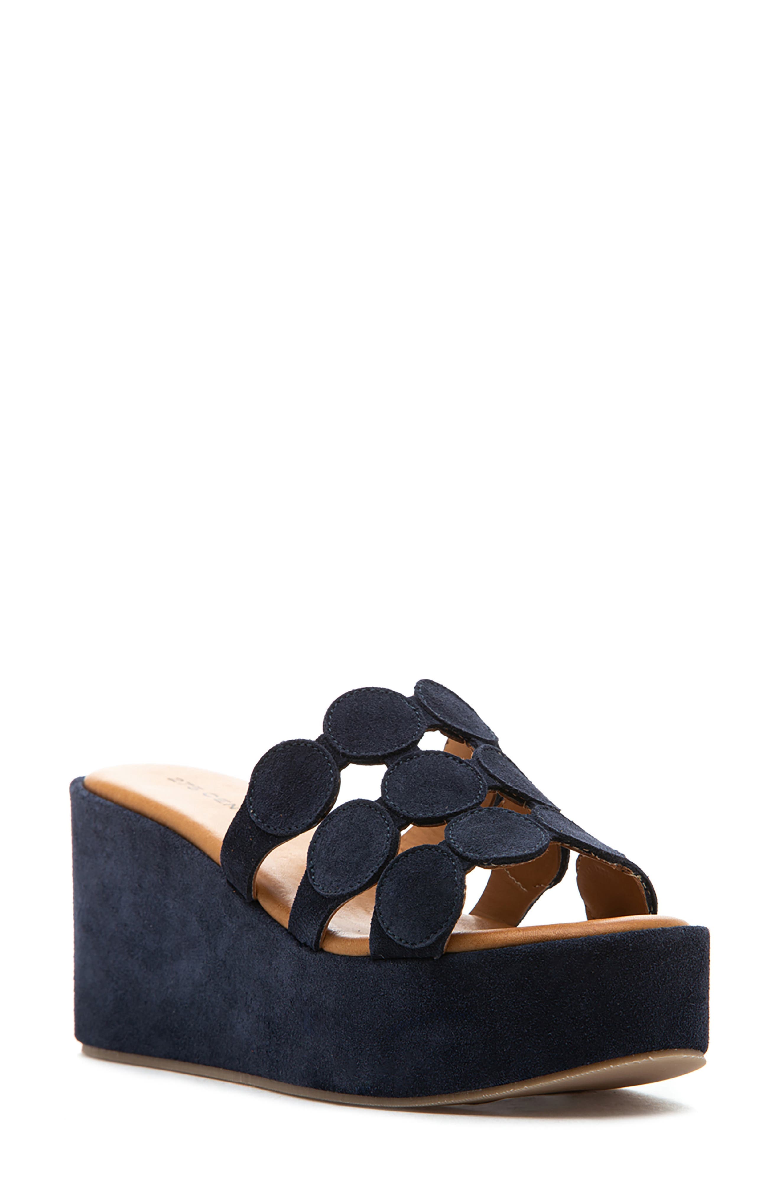 Shammy Platform Wedge Slide Sandal - image 5