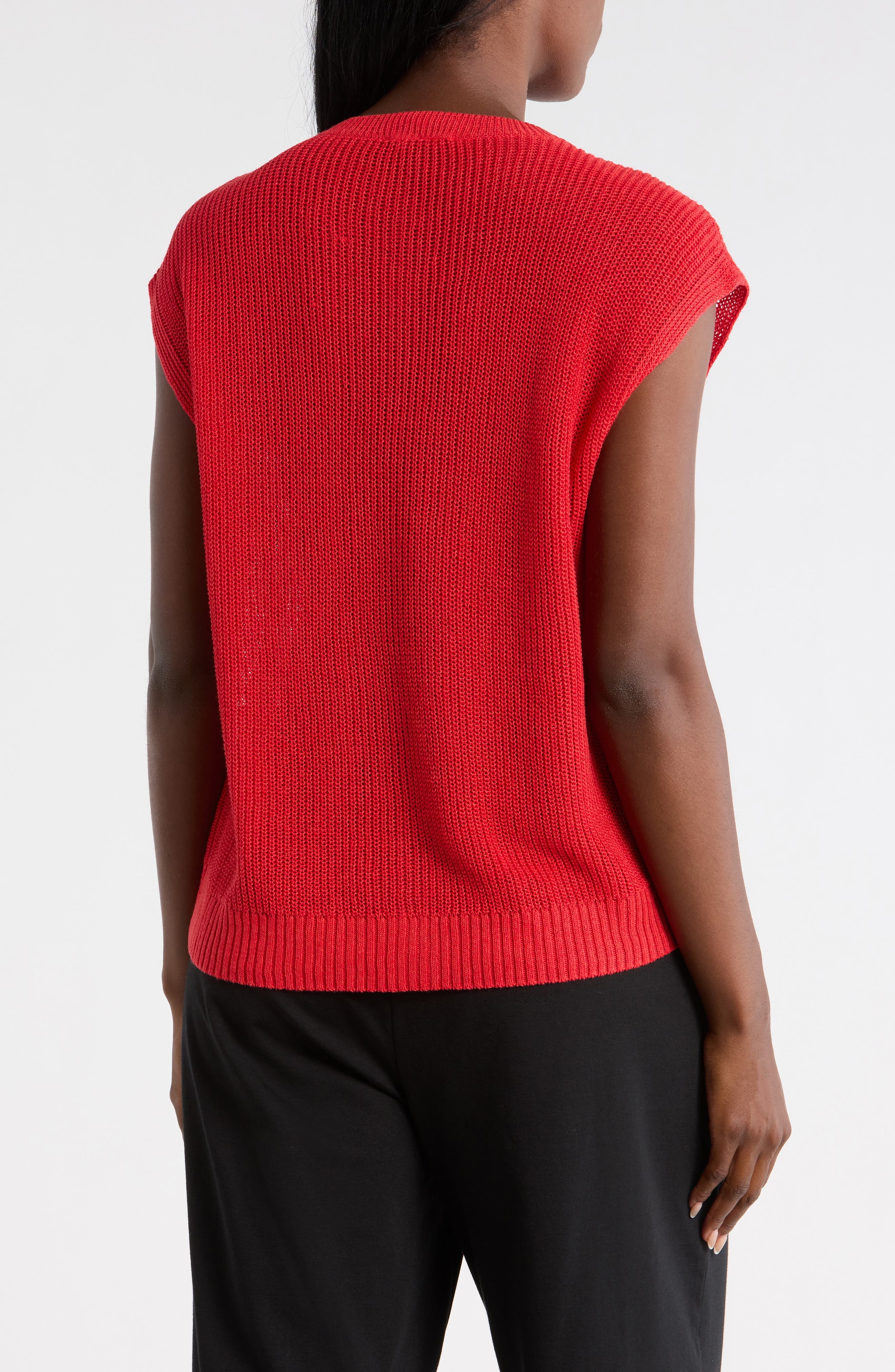 Organic Linen & Organic Cotton Sweater Vest - image 2