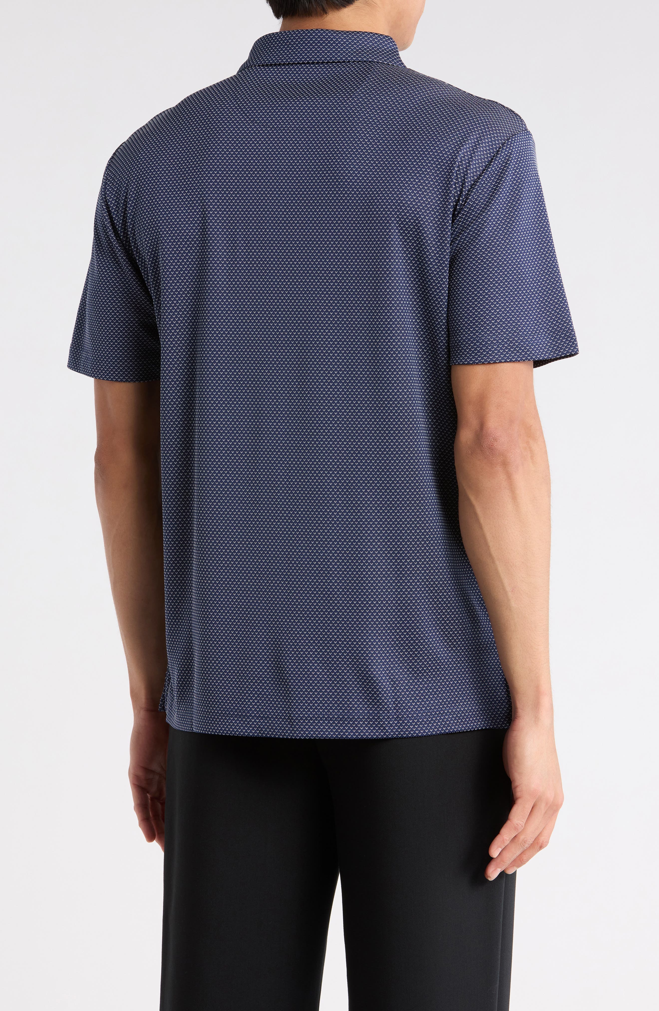 Chevron Jacquard Golf Polo - image 2