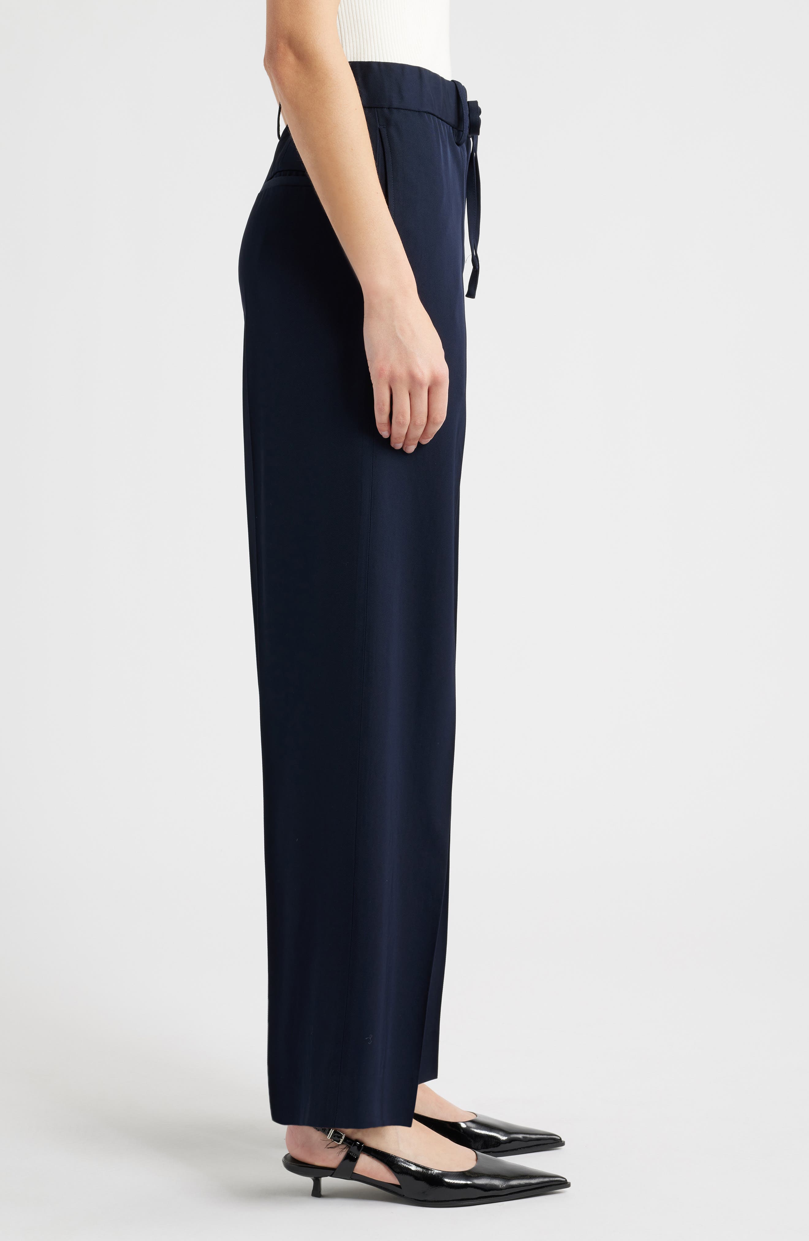 Wide Leg Drawstring Pants - image 2