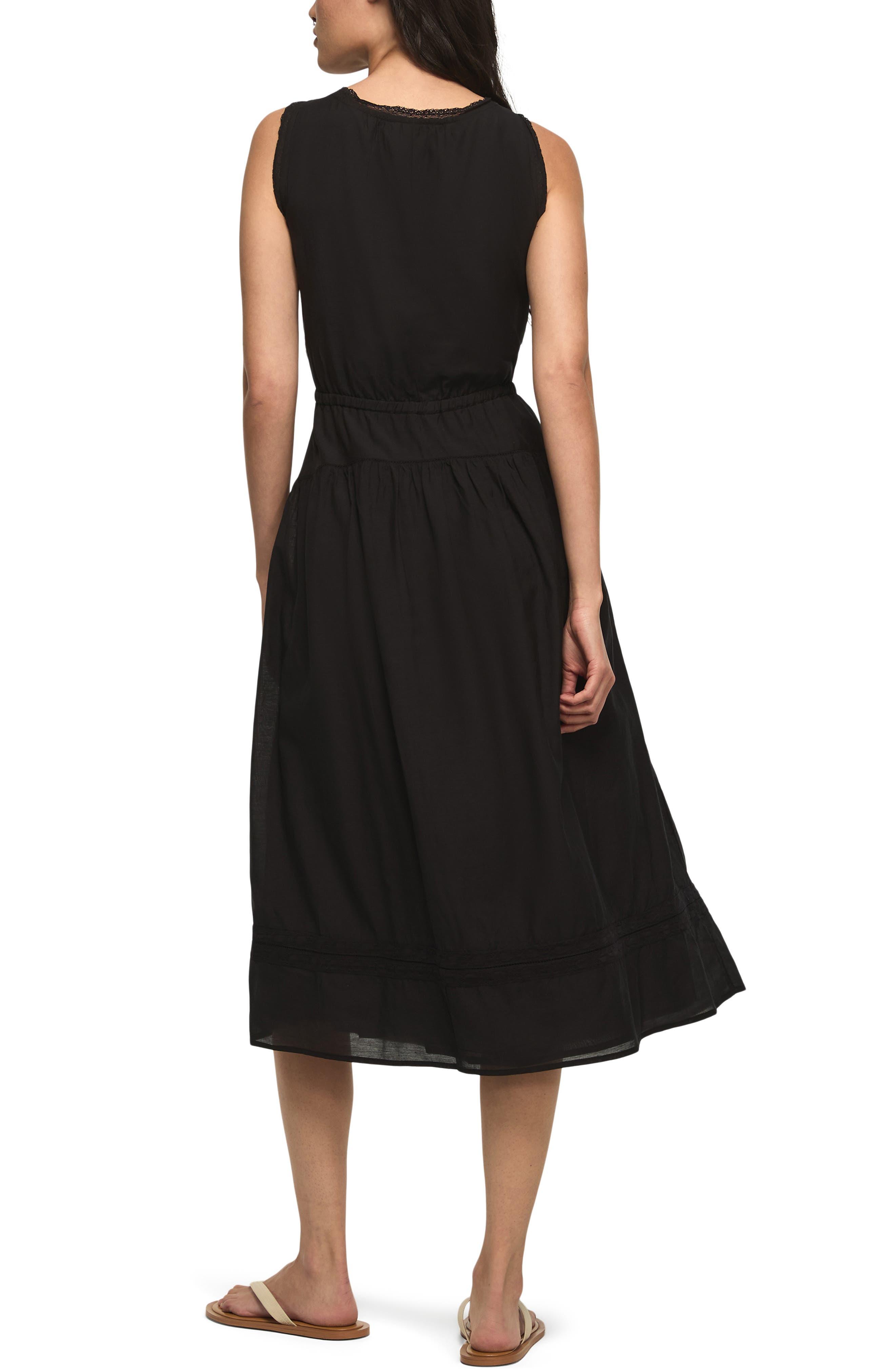 Lace Inset Sleeveless Midi Dress - image 2