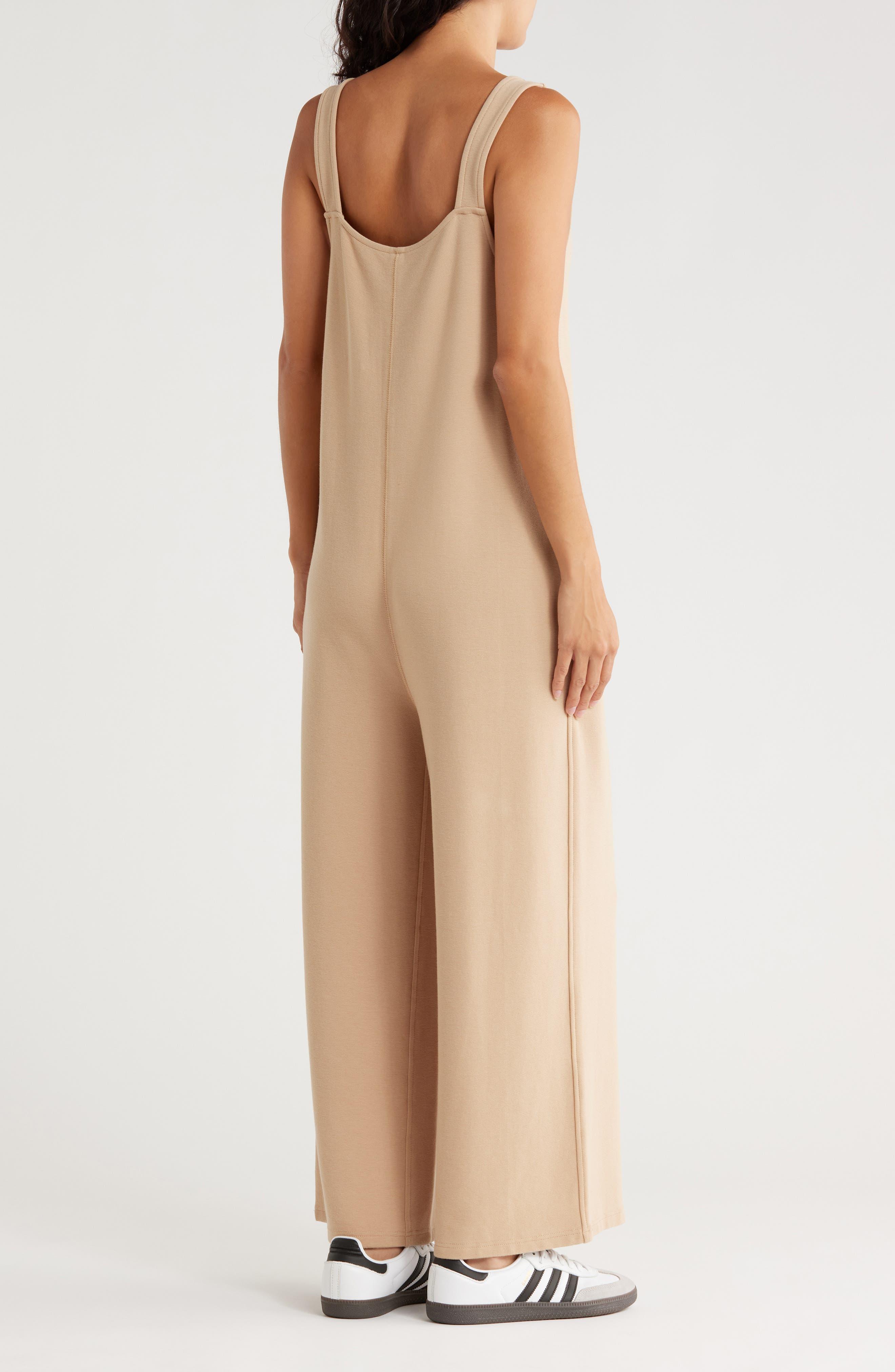 Sleeveless Ribbed Wide Leg Jumpsuit - image 2