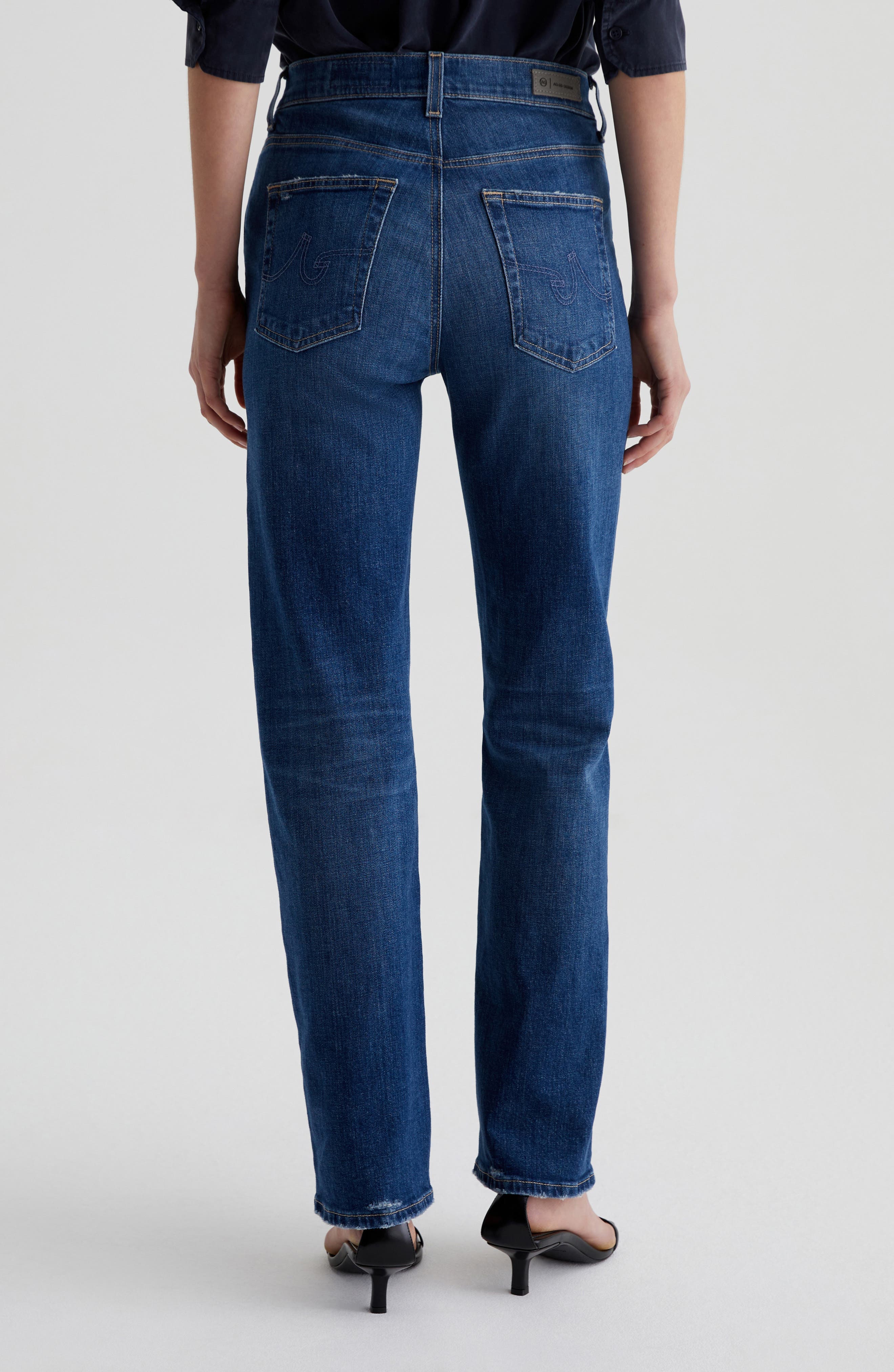 Brinley Mid Rise Classic Straight Leg Jeans - image 2