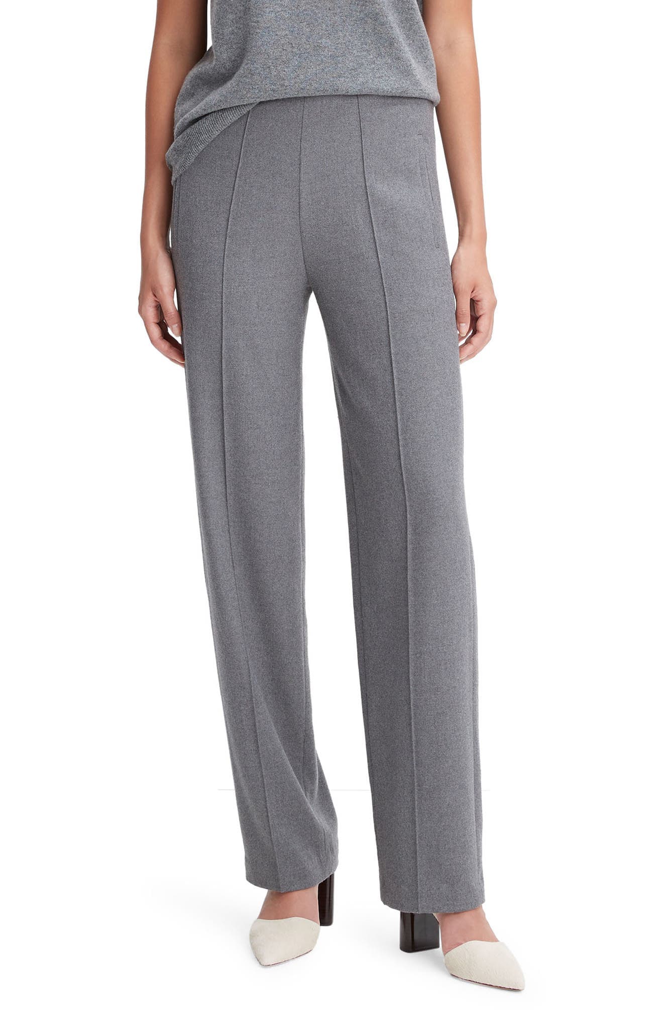 Brushed Straight Leg Pants - image 1