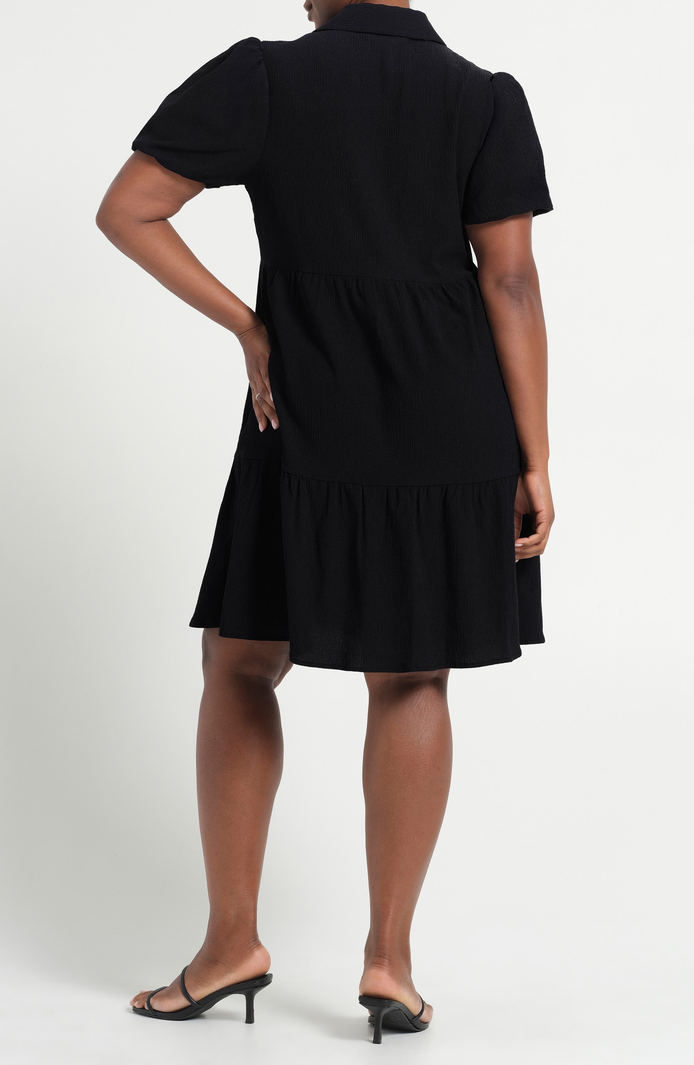 Abbigail Short Sleeve Tiered Dress - image 2