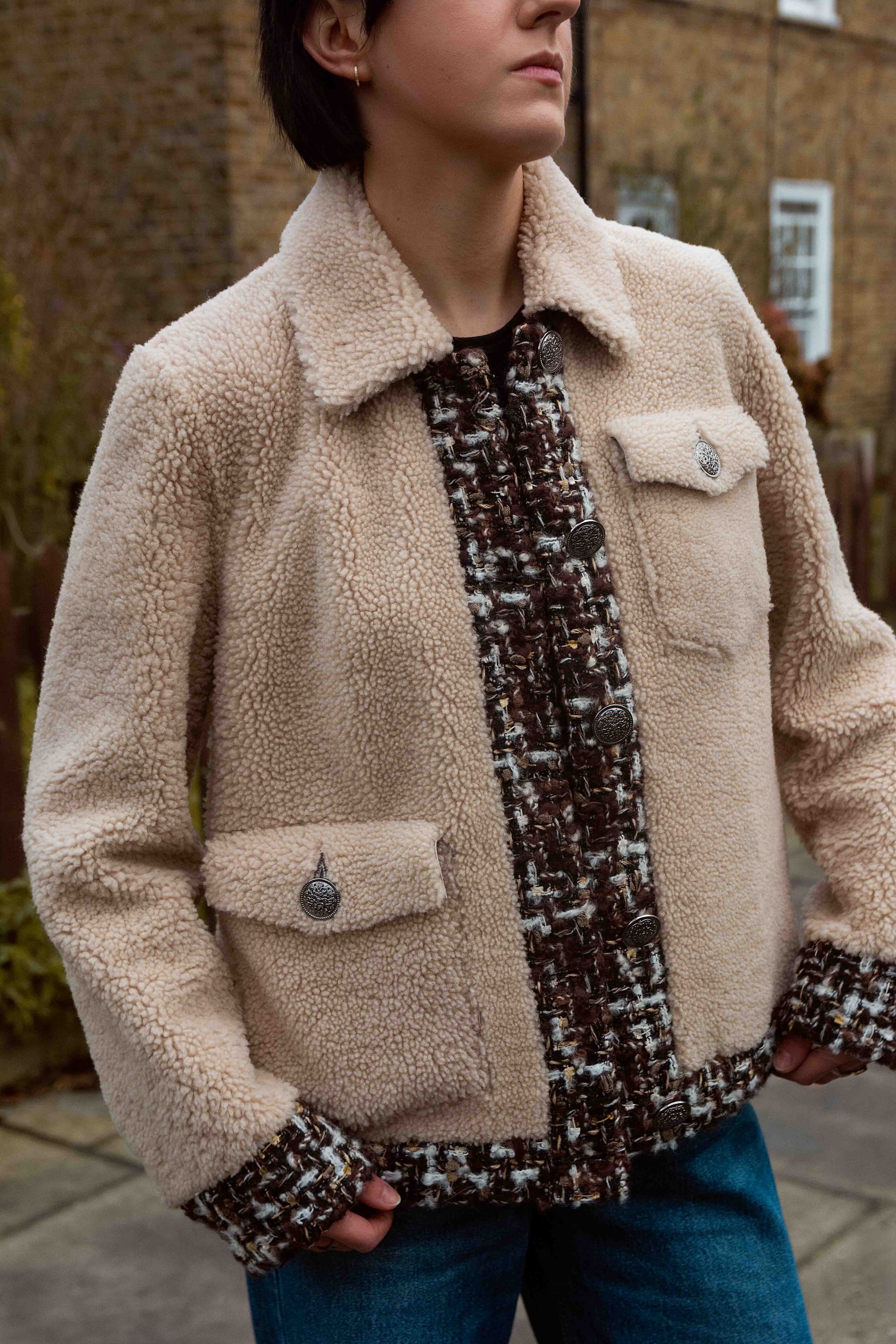 Teddy Shearling Jacket - image 1