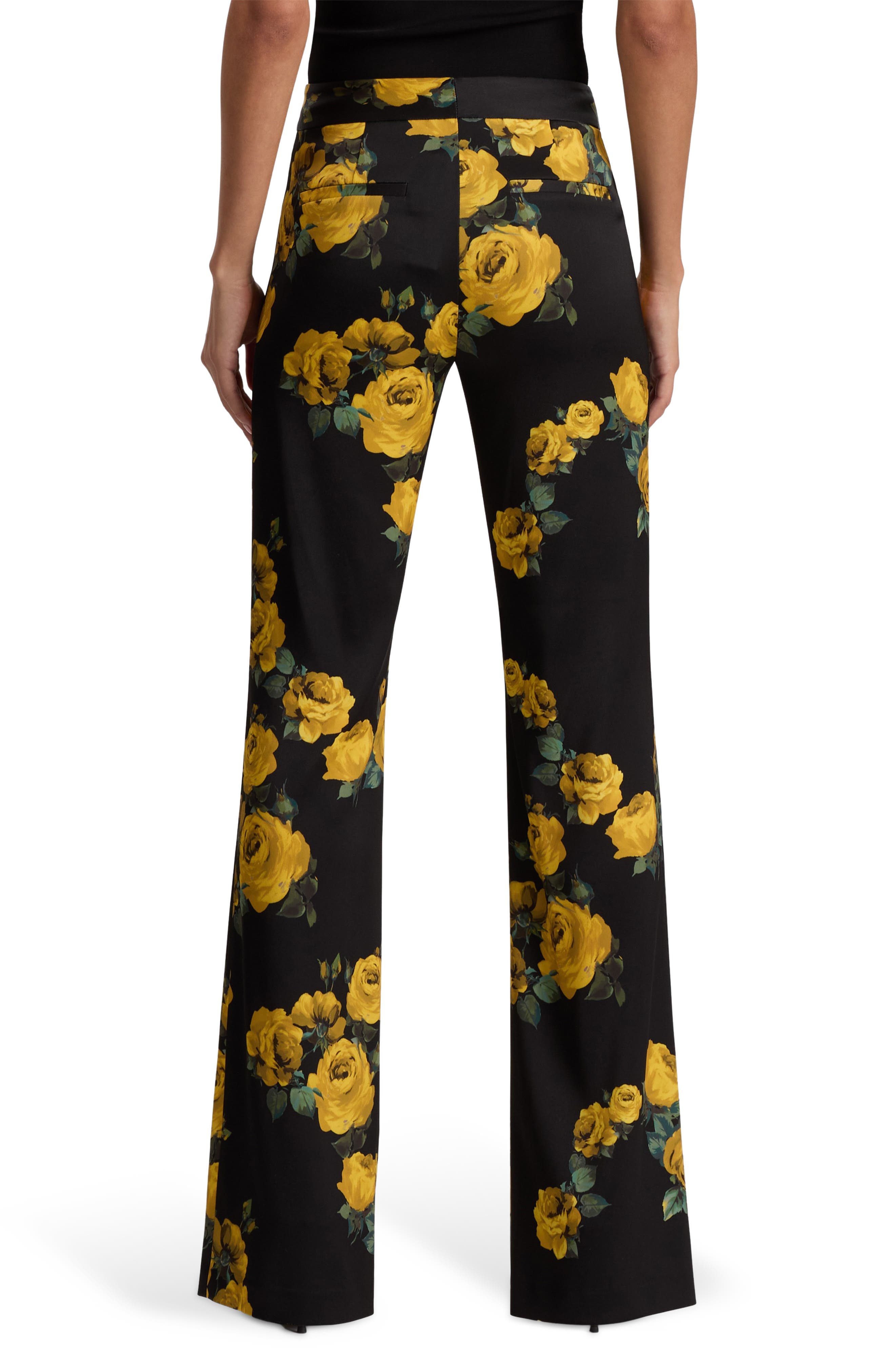 Livi Floral Print Bootcut Pants - image 2