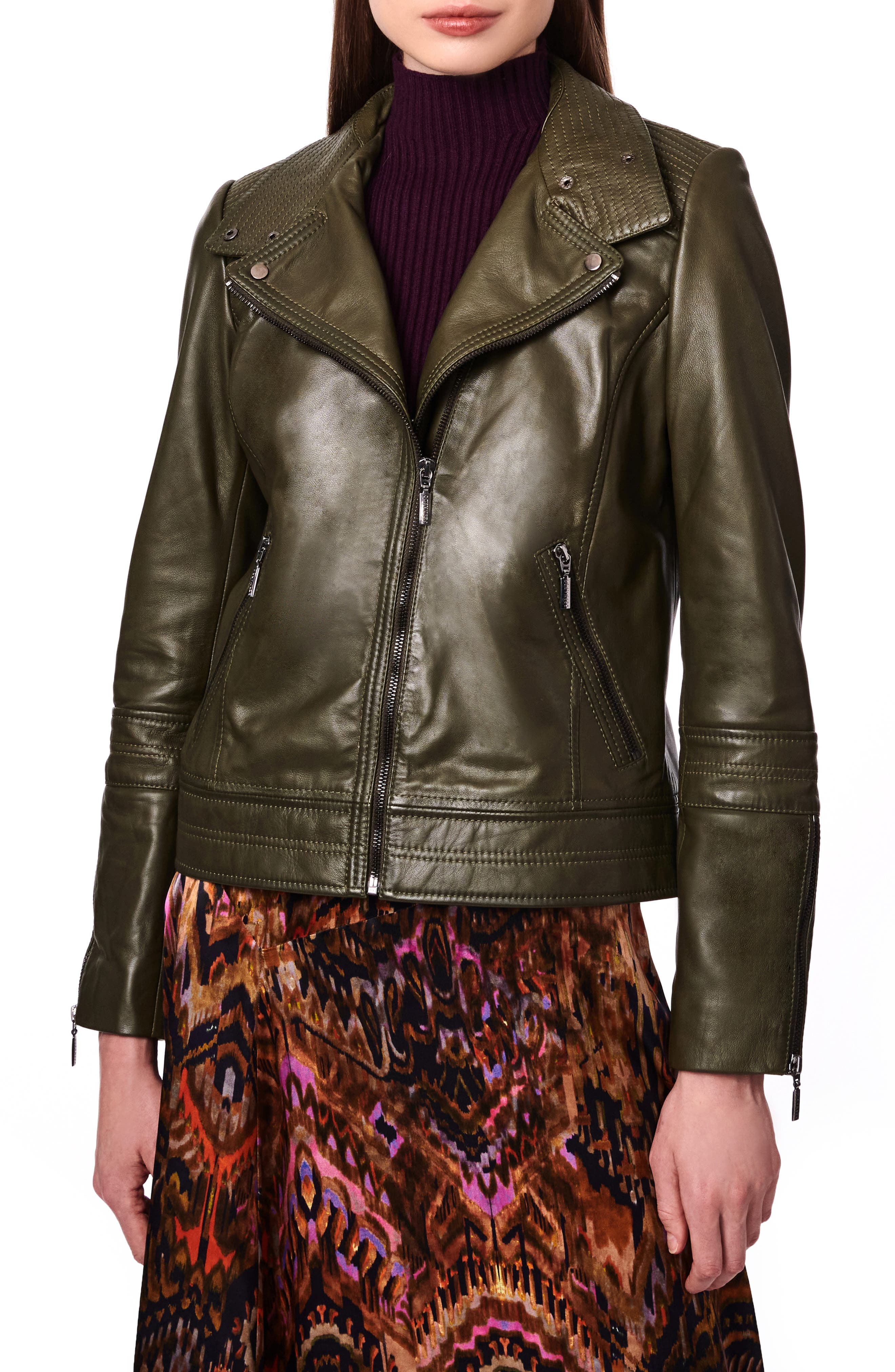 Leather Moto Jacket - image 1