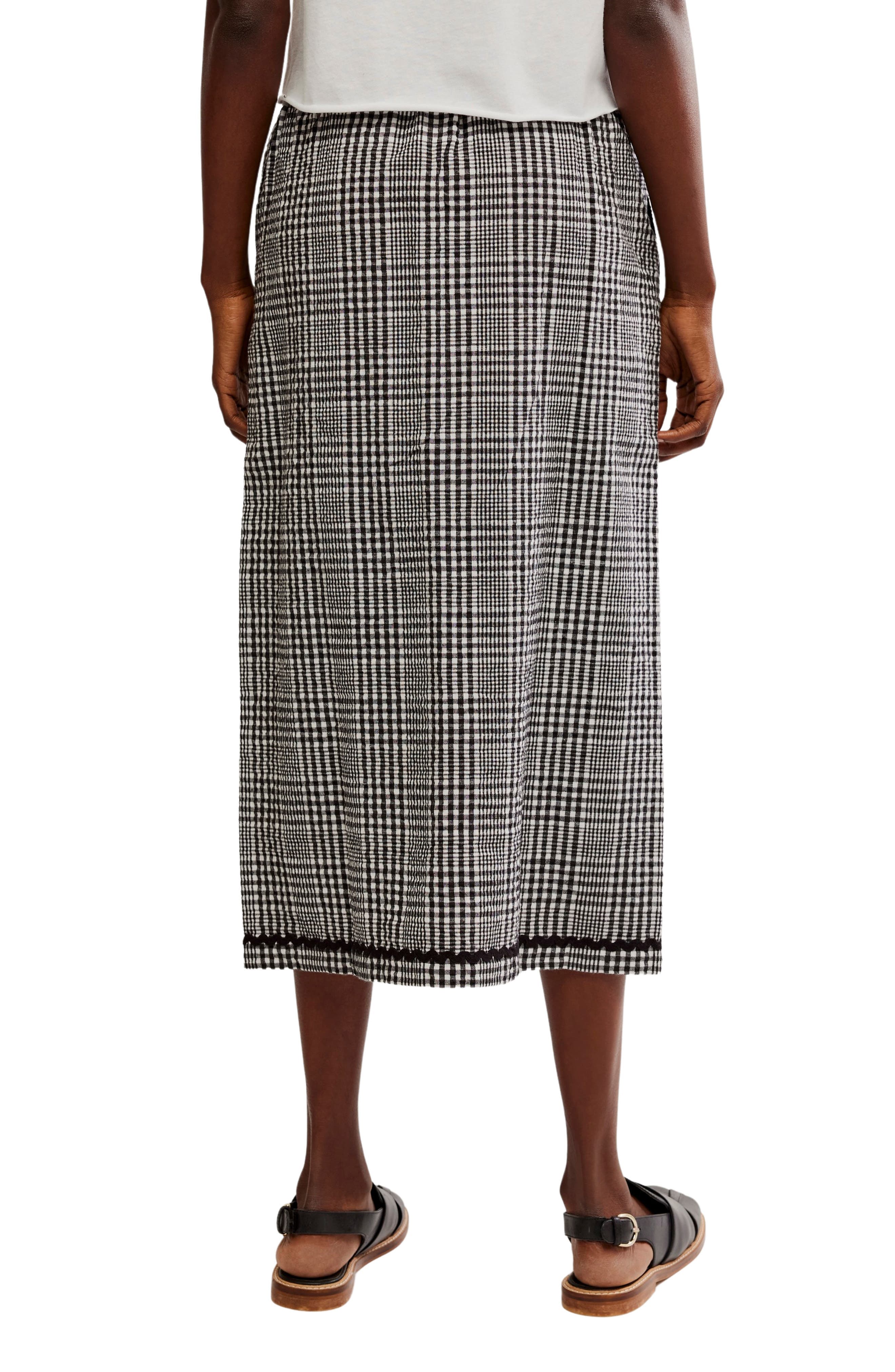 Penelope Gingham Midi Skirt - image 2