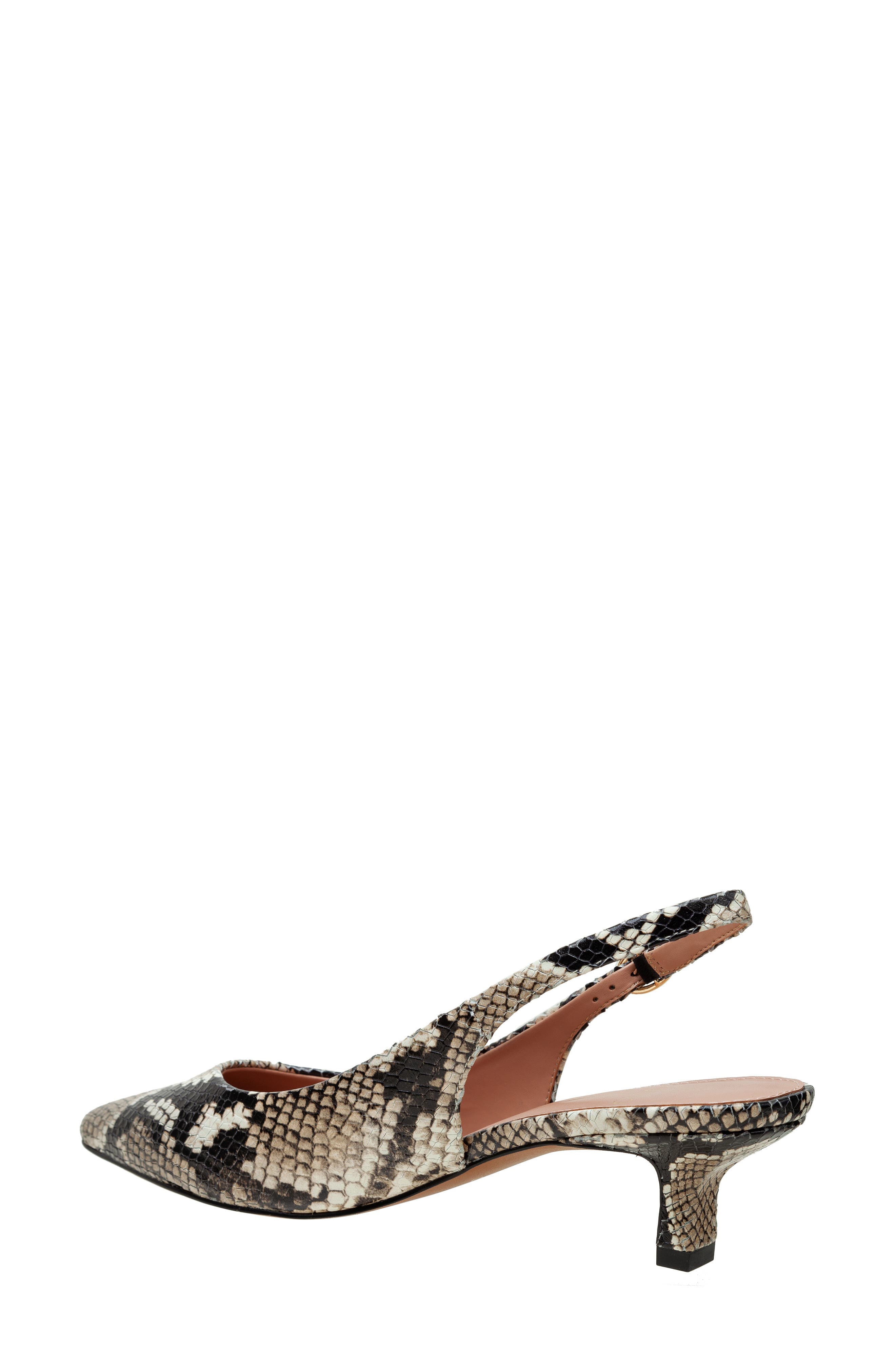 Cecil Slingback Pointed Toe Kitten Heel Pump - image 2