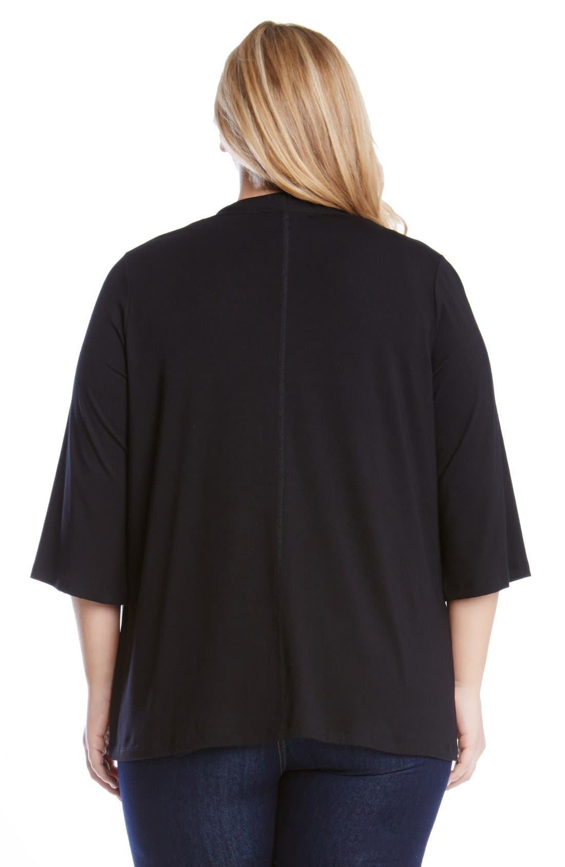 Molly Open Front Jersey Cardigan - image 2