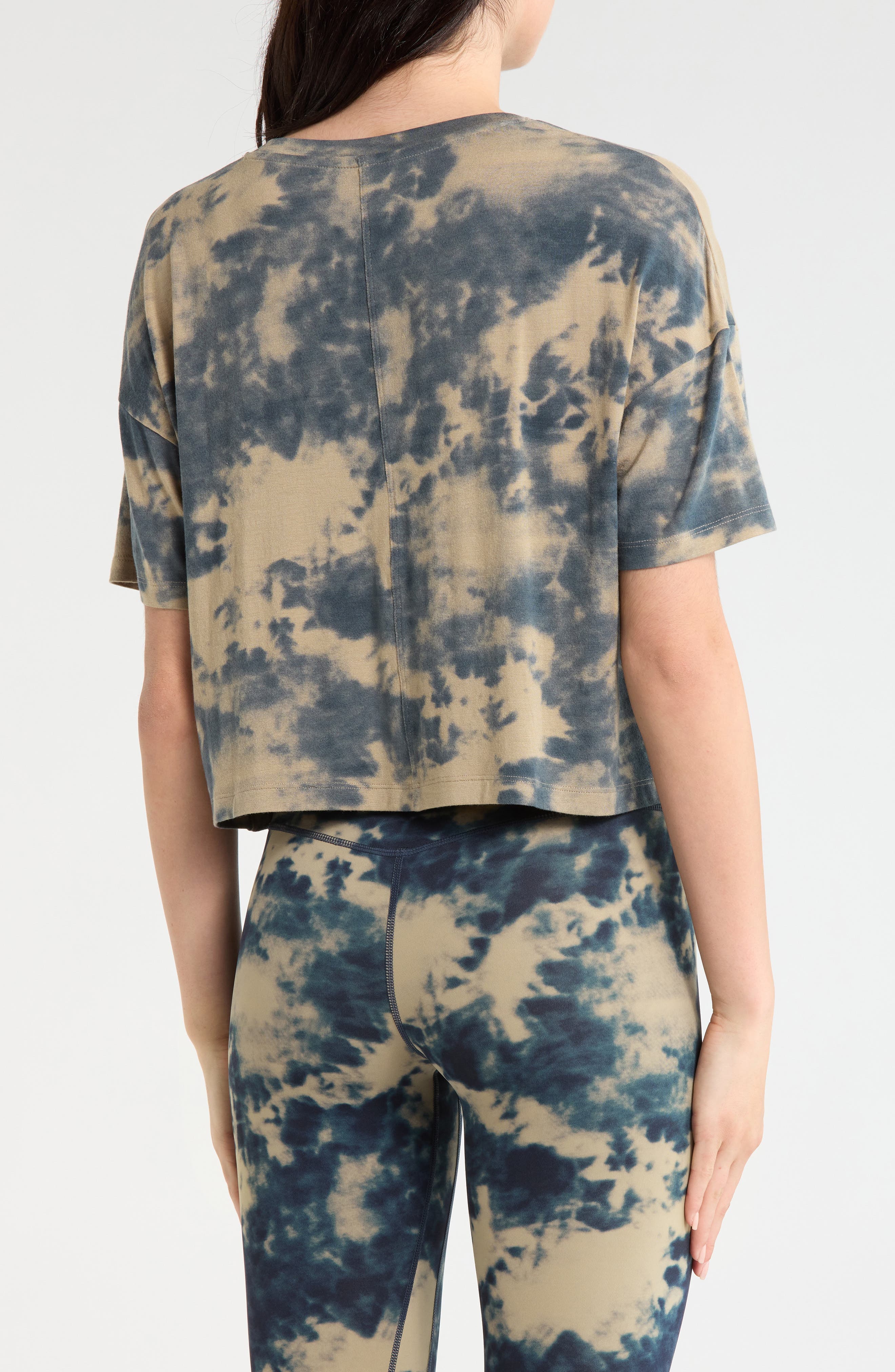 Shibori Breeze Crop Boyfriend T-Shirt - image 2