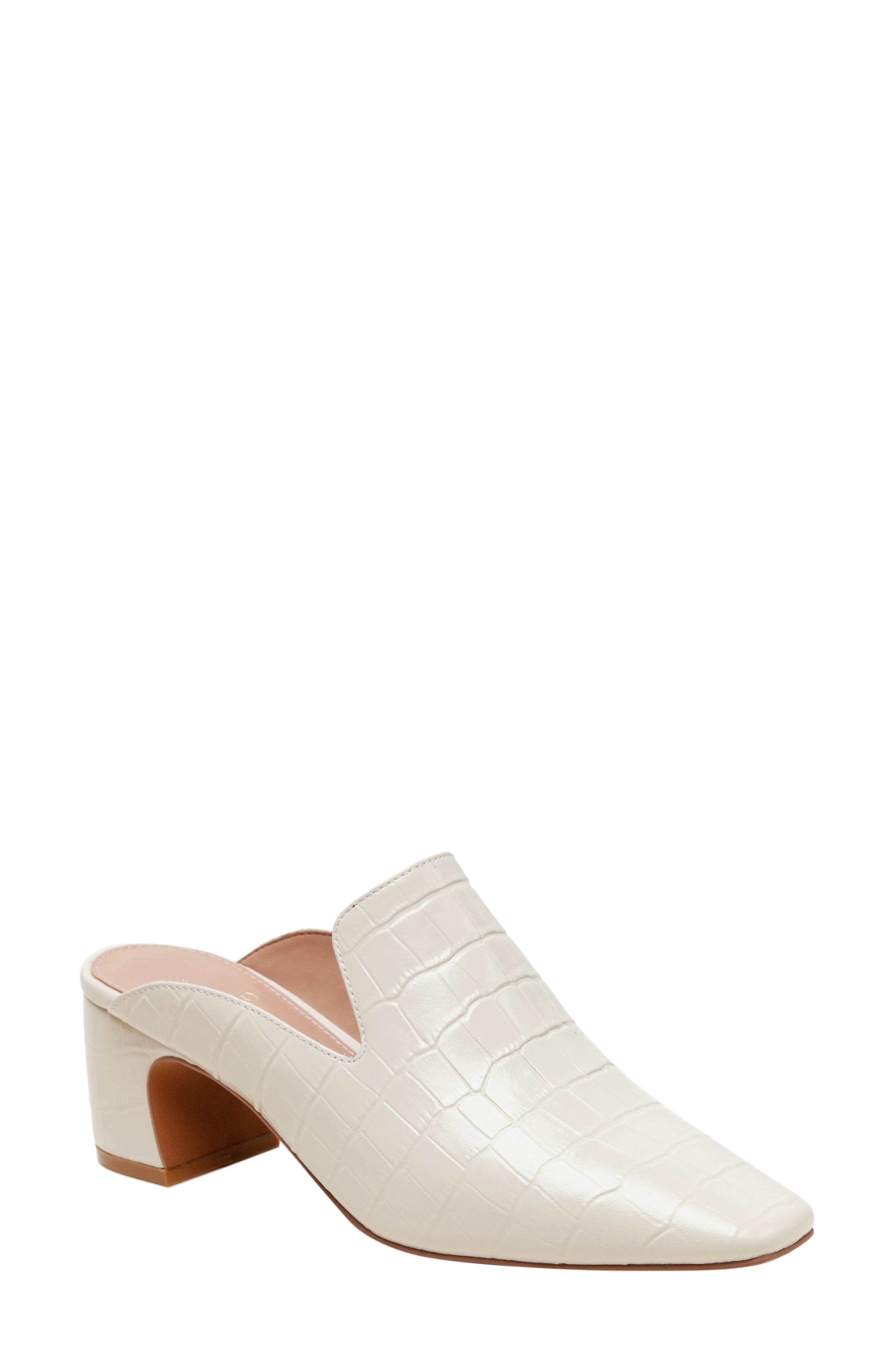 Giselle Croc Embossed Mule - image 3