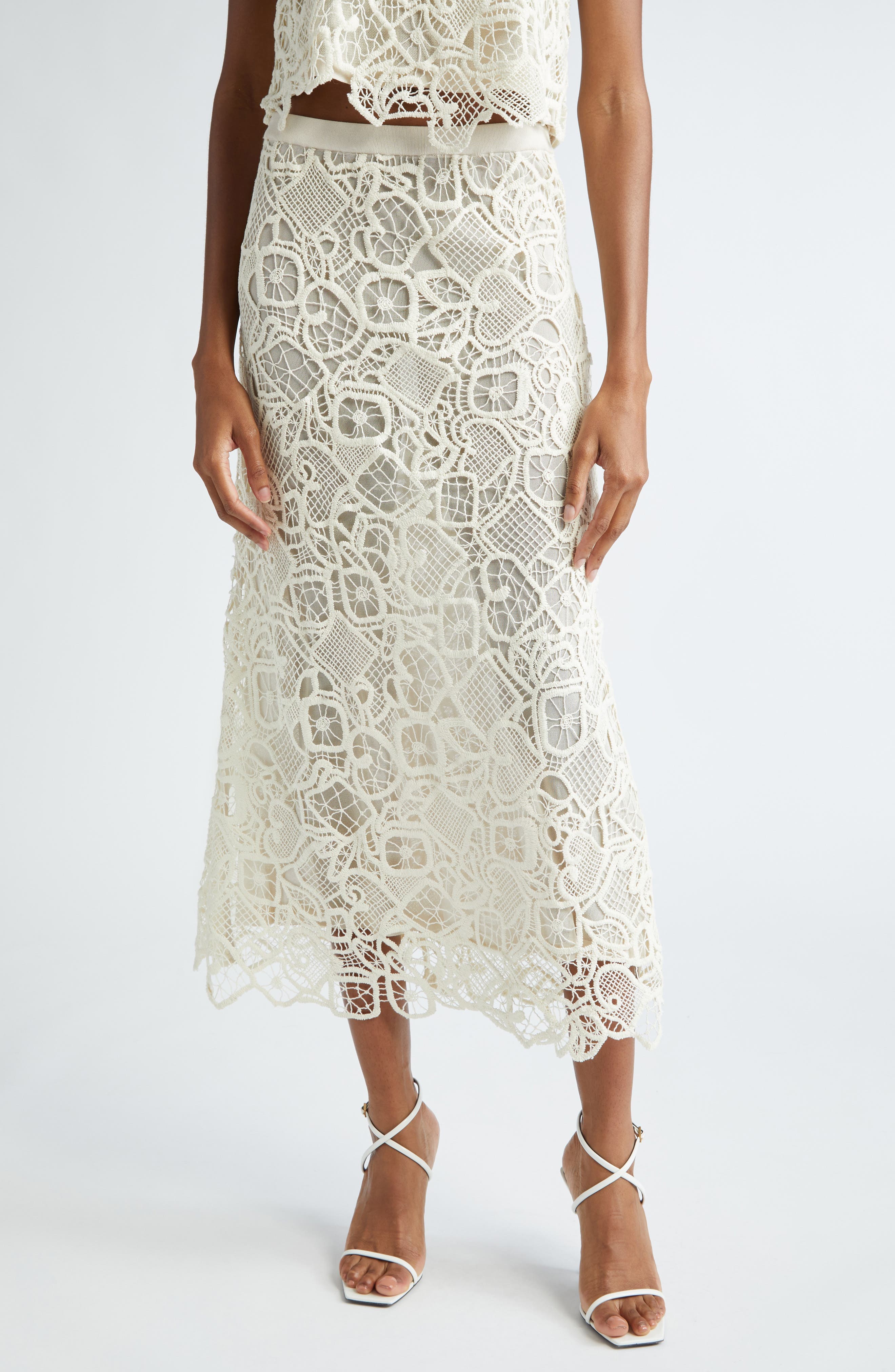 Shay Lace Maxi Skirt - image 1