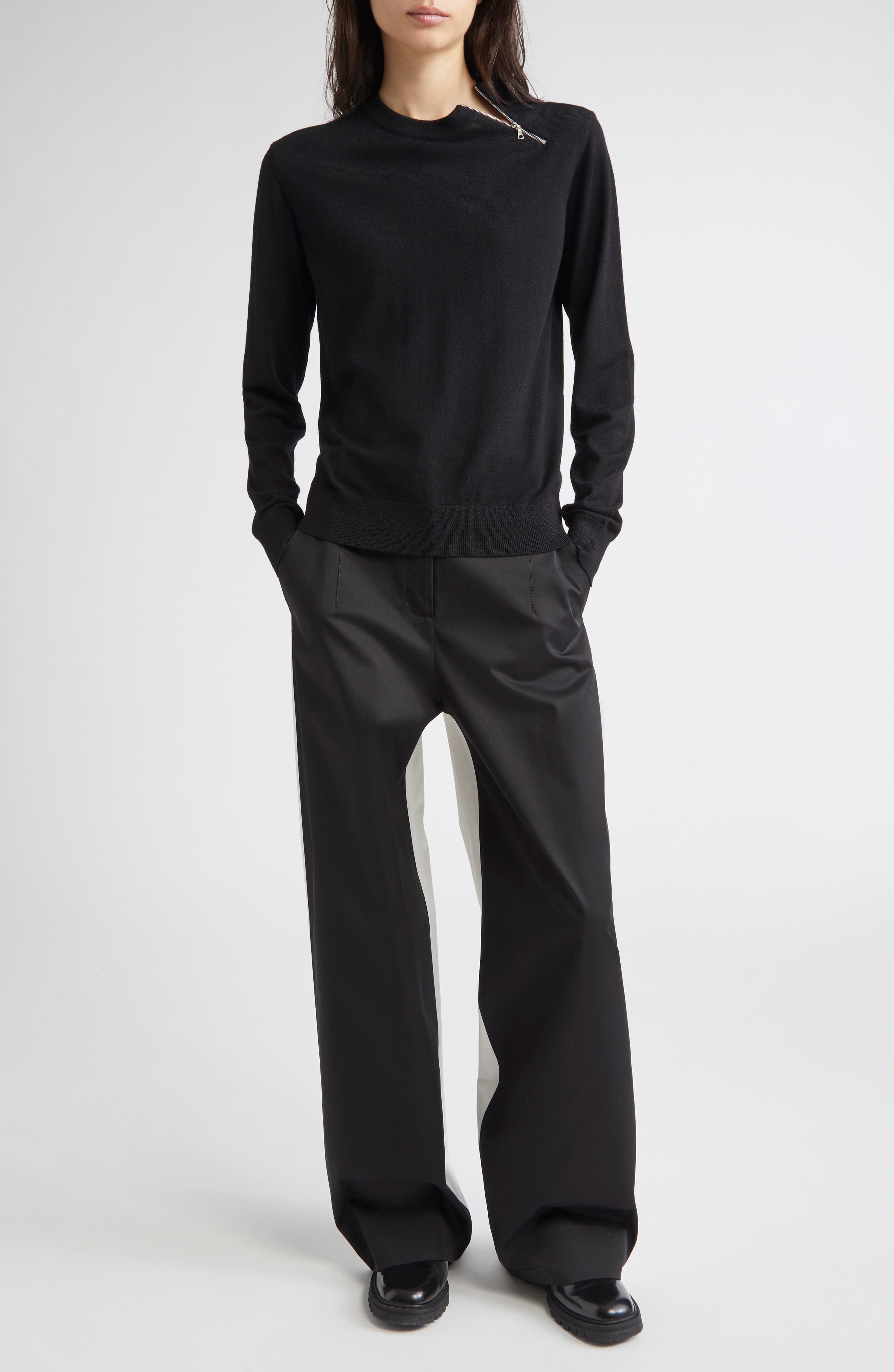 Harrison Colorblock Stretch Cotton Pants - image 2