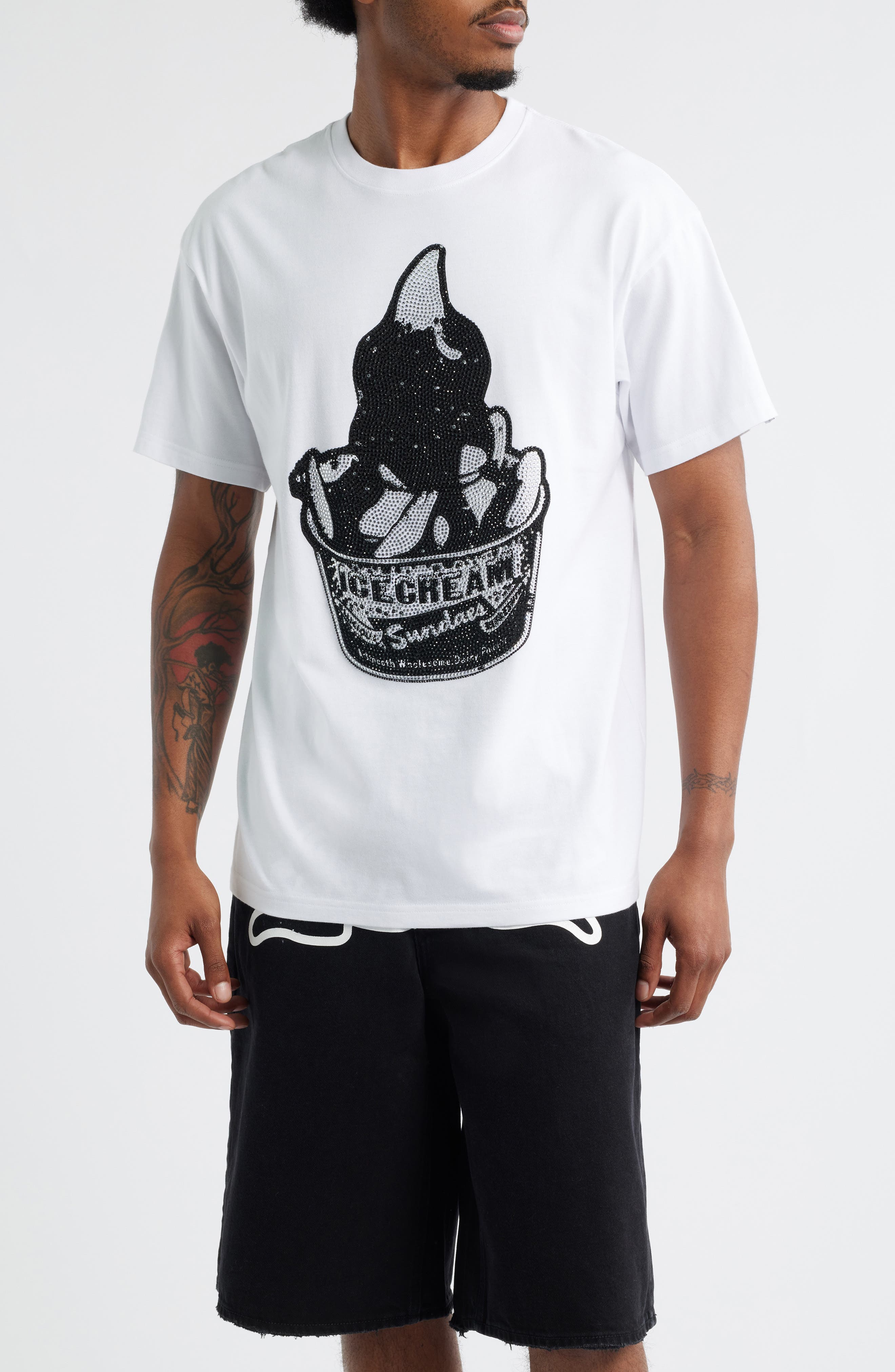 Gleam Embellished T-Shirt - image 1
