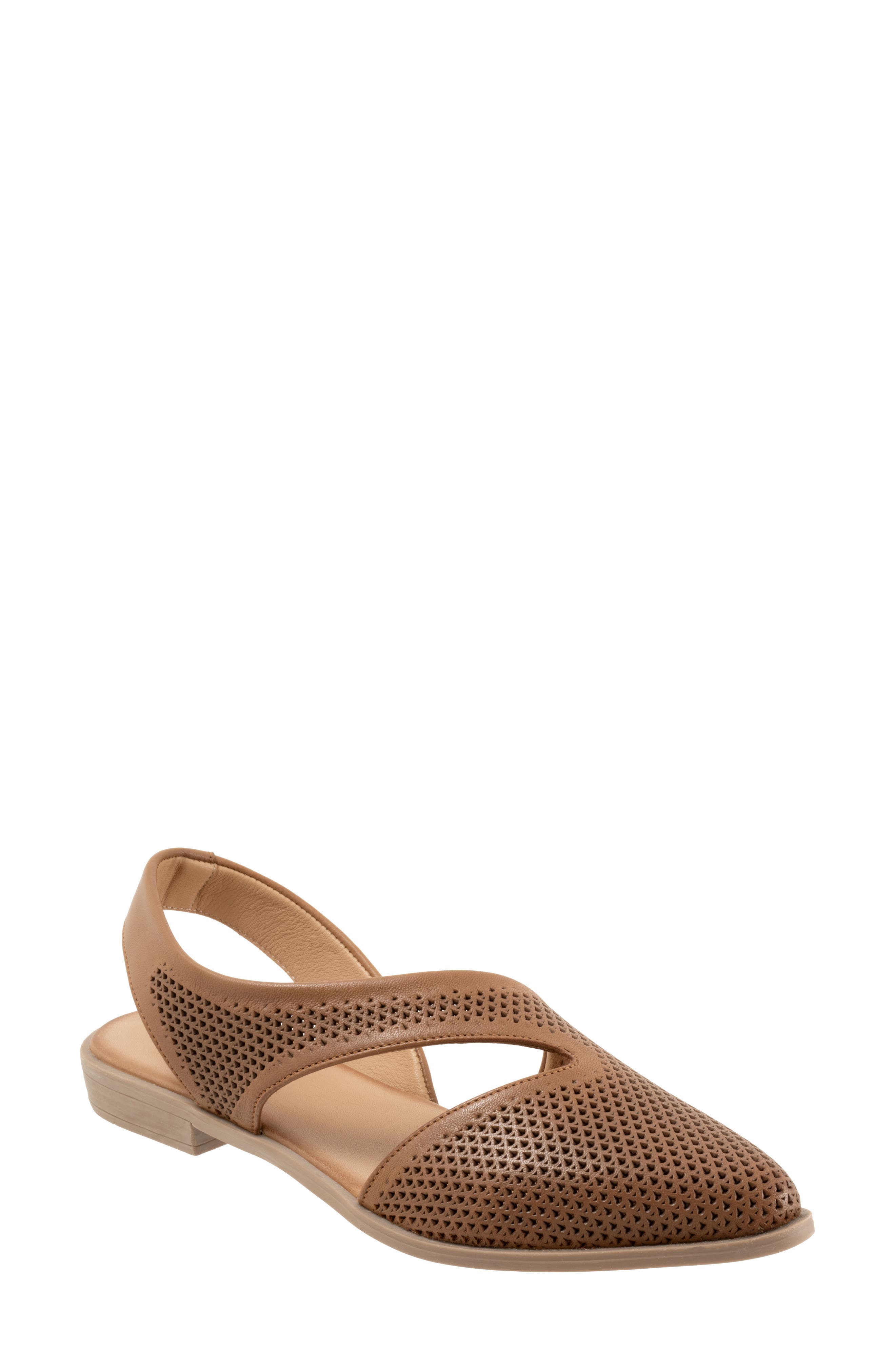 Bianca Perf Slingback Pointed Toe Flat - image 5