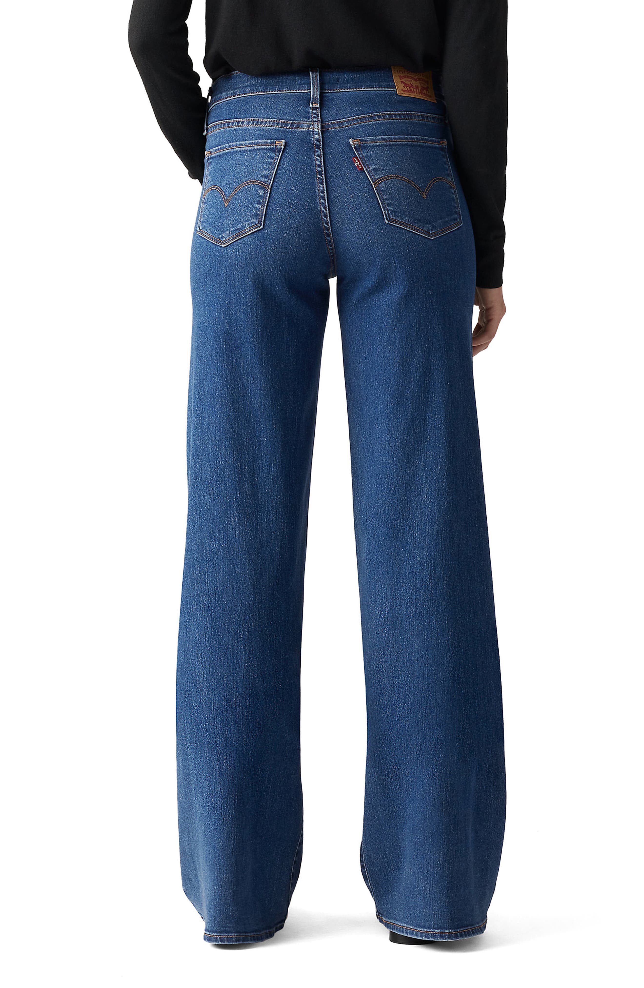 318 Shaping Mid Rise Wide Leg Jeans - image 2
