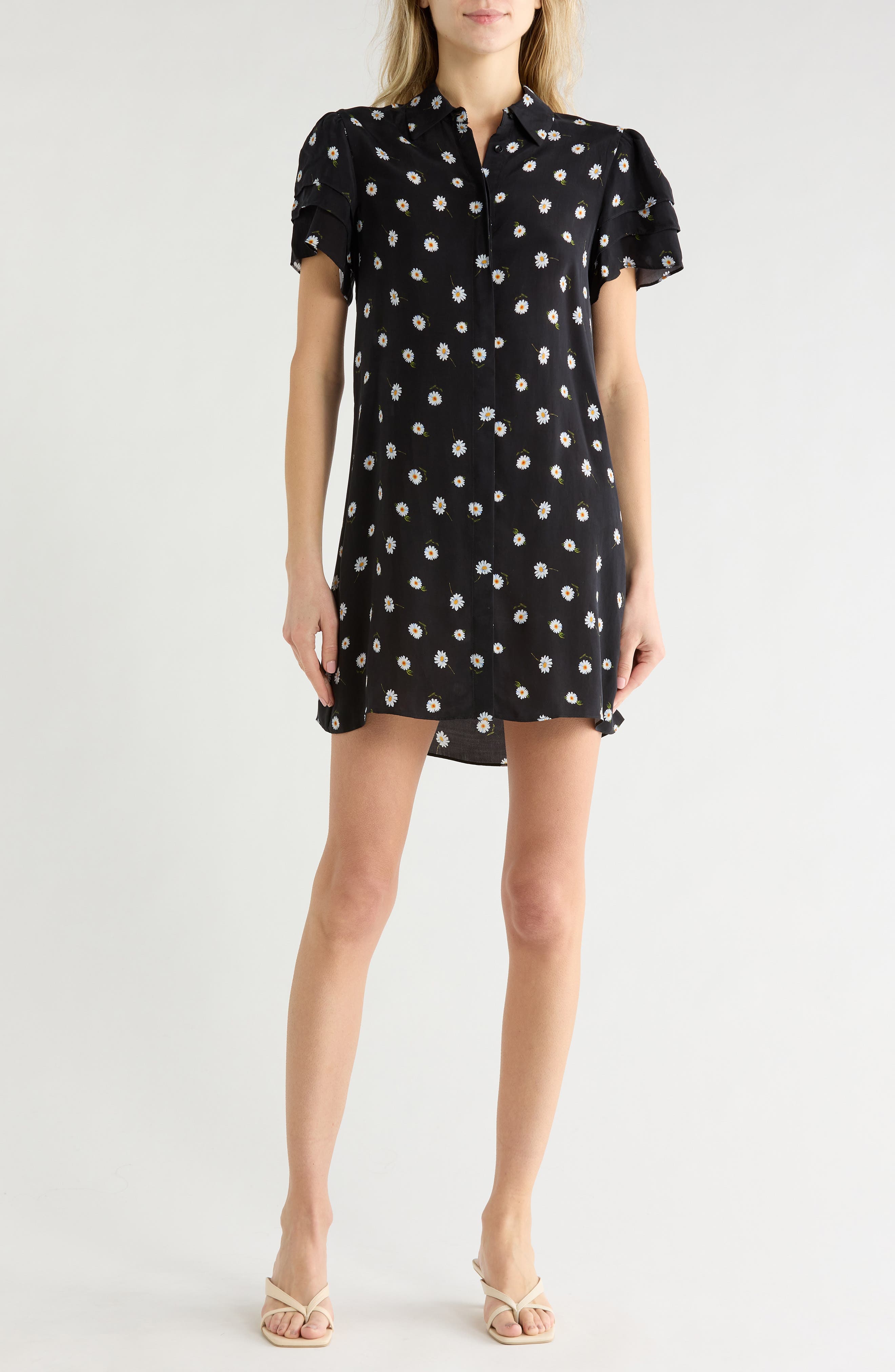 Jen Short Sleeve Shirt Dress - image 1