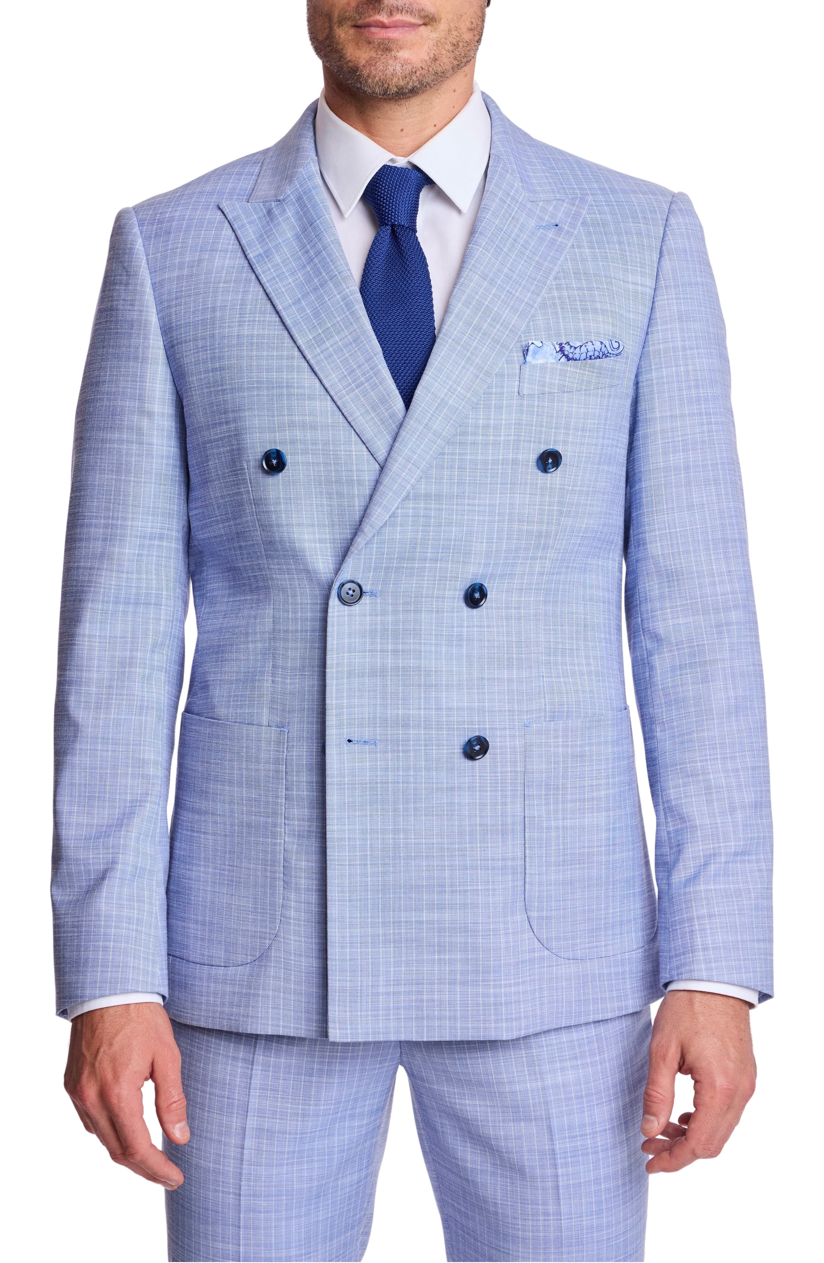 Soho Slim Fit Double Breasted Suit Jacket - image 1