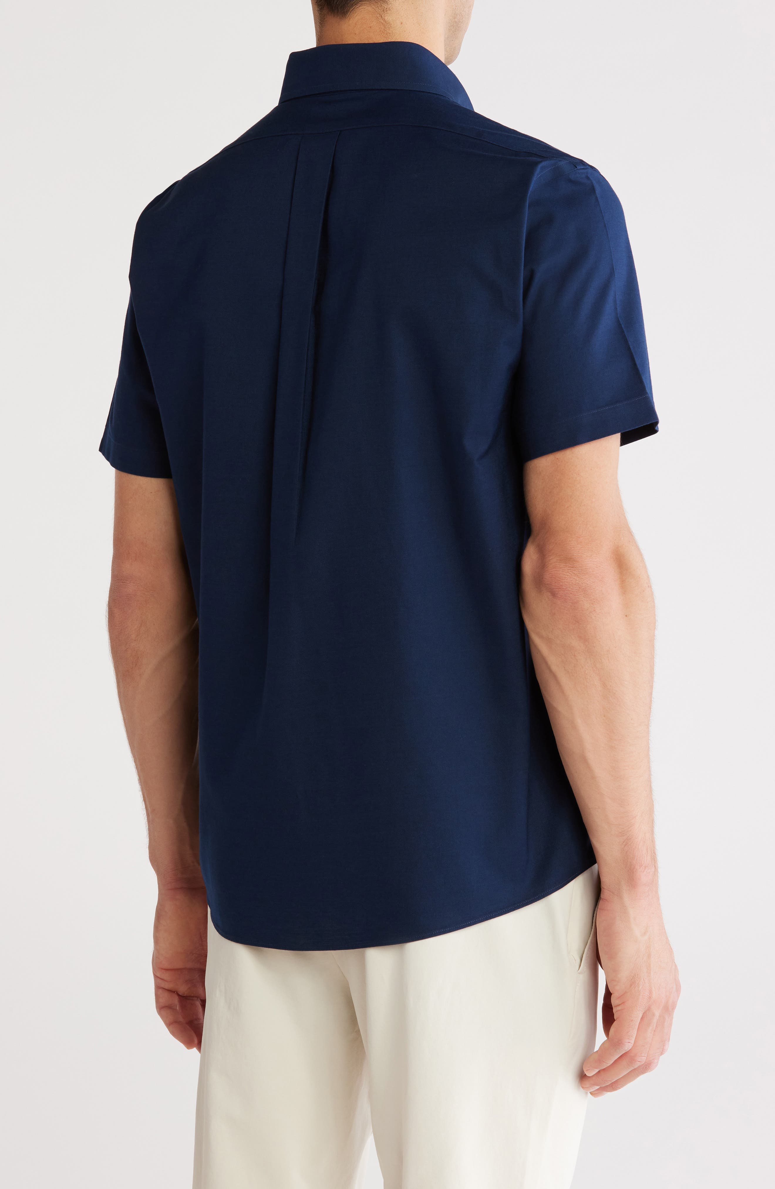 Non-Iron Regular Fit Oxford Stretch Short Sleeve Shirt - image 2
