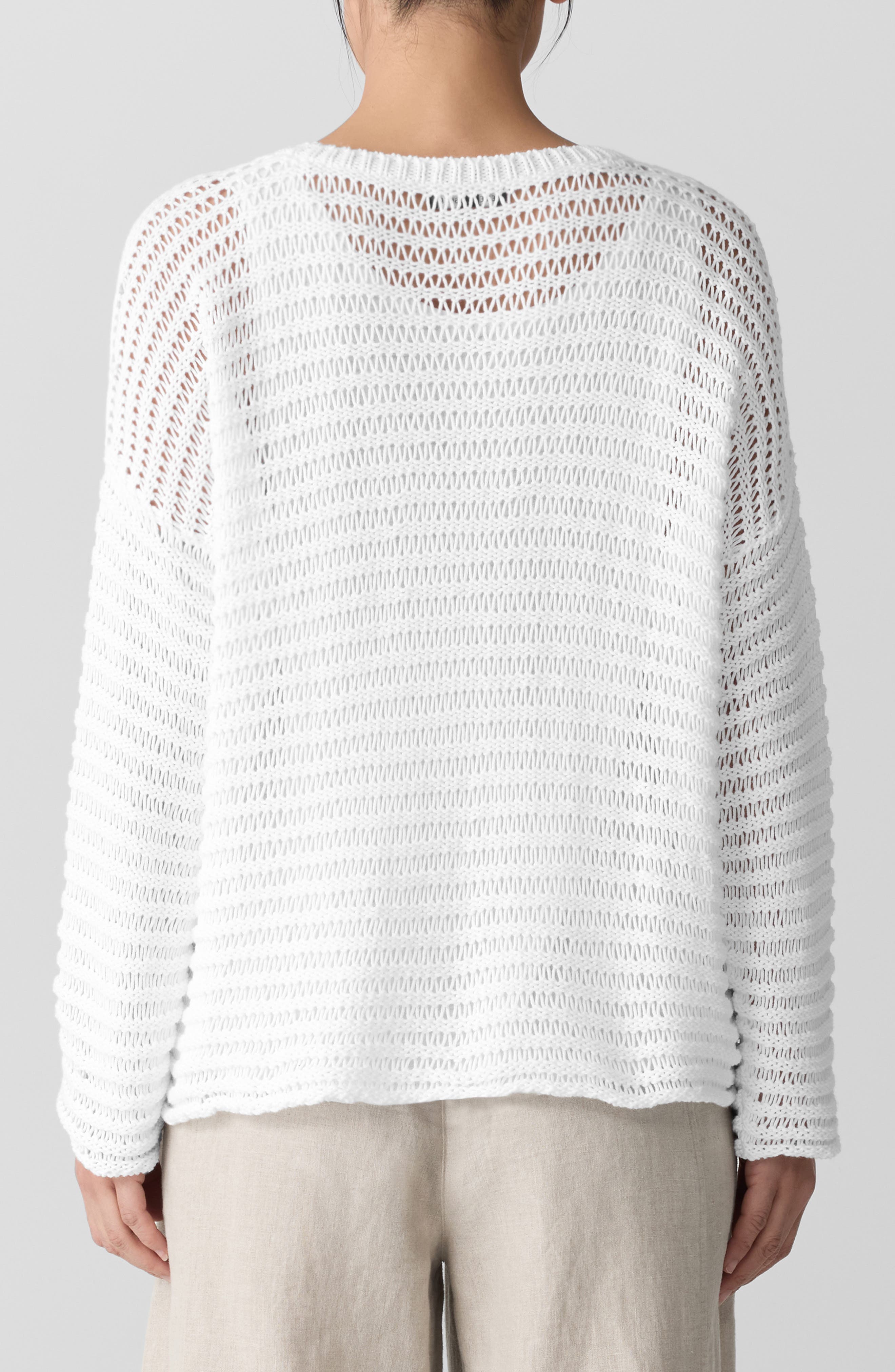 Crewneck Oversize Organic Cotton Sweater - image 2