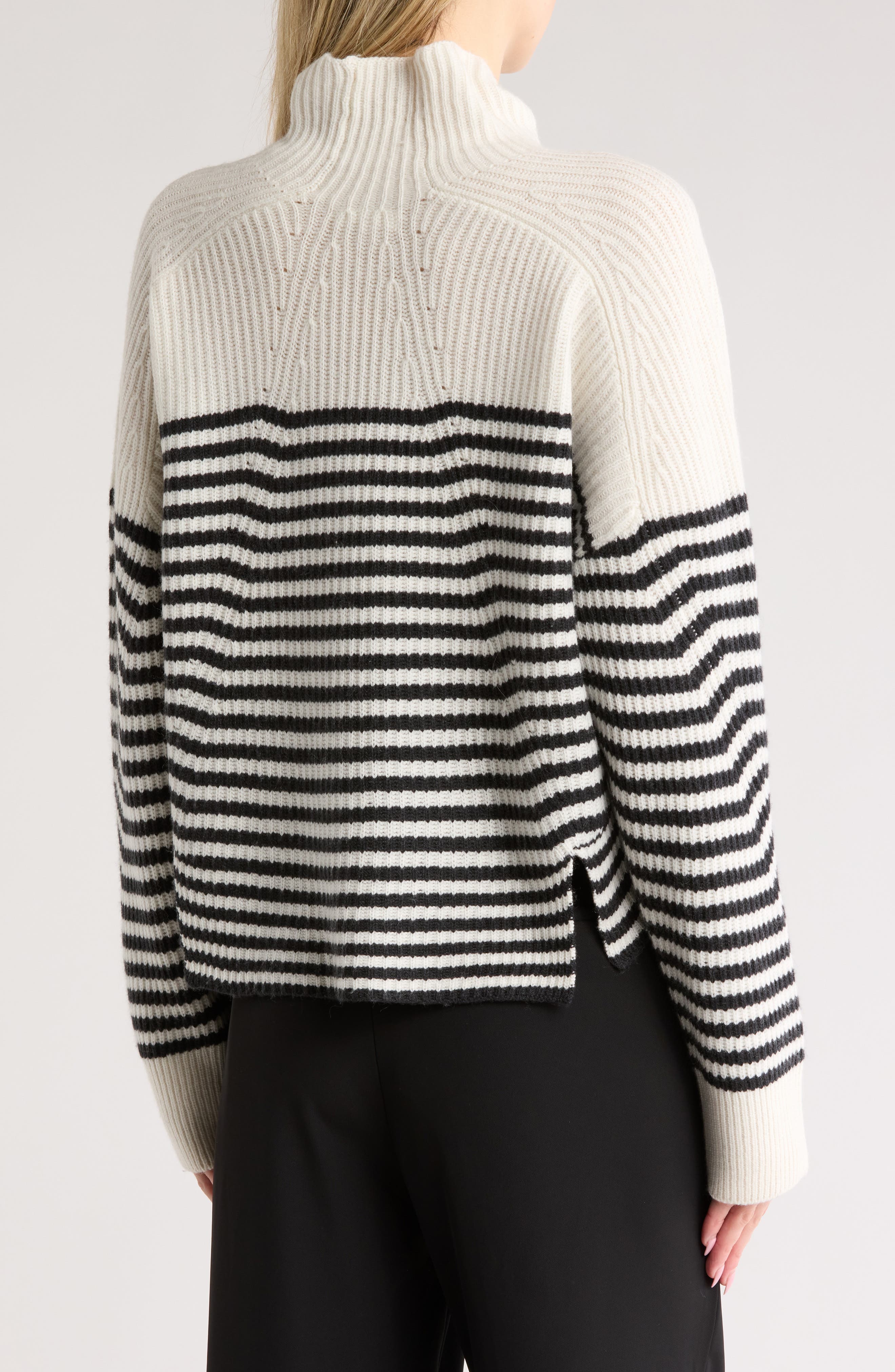 Taavi Striped Wool & Cashmere Blend Sweater - image 2