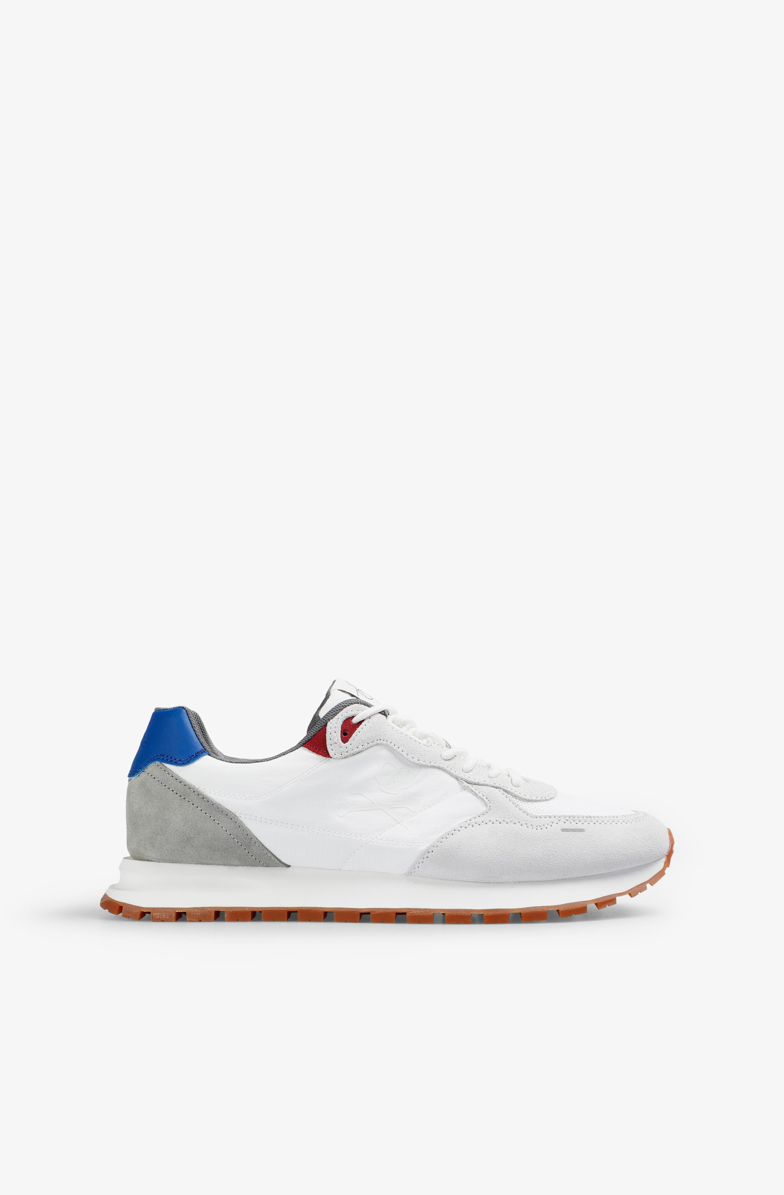 Suede Skull Contrast Sneakers - image 3