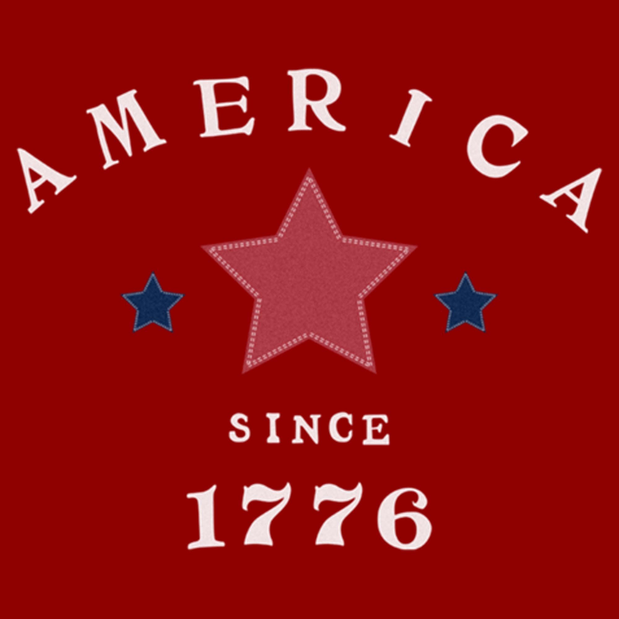 Women's Lost Gods Fourth of July American Since 1776  Graphic T-Shirt - image 2