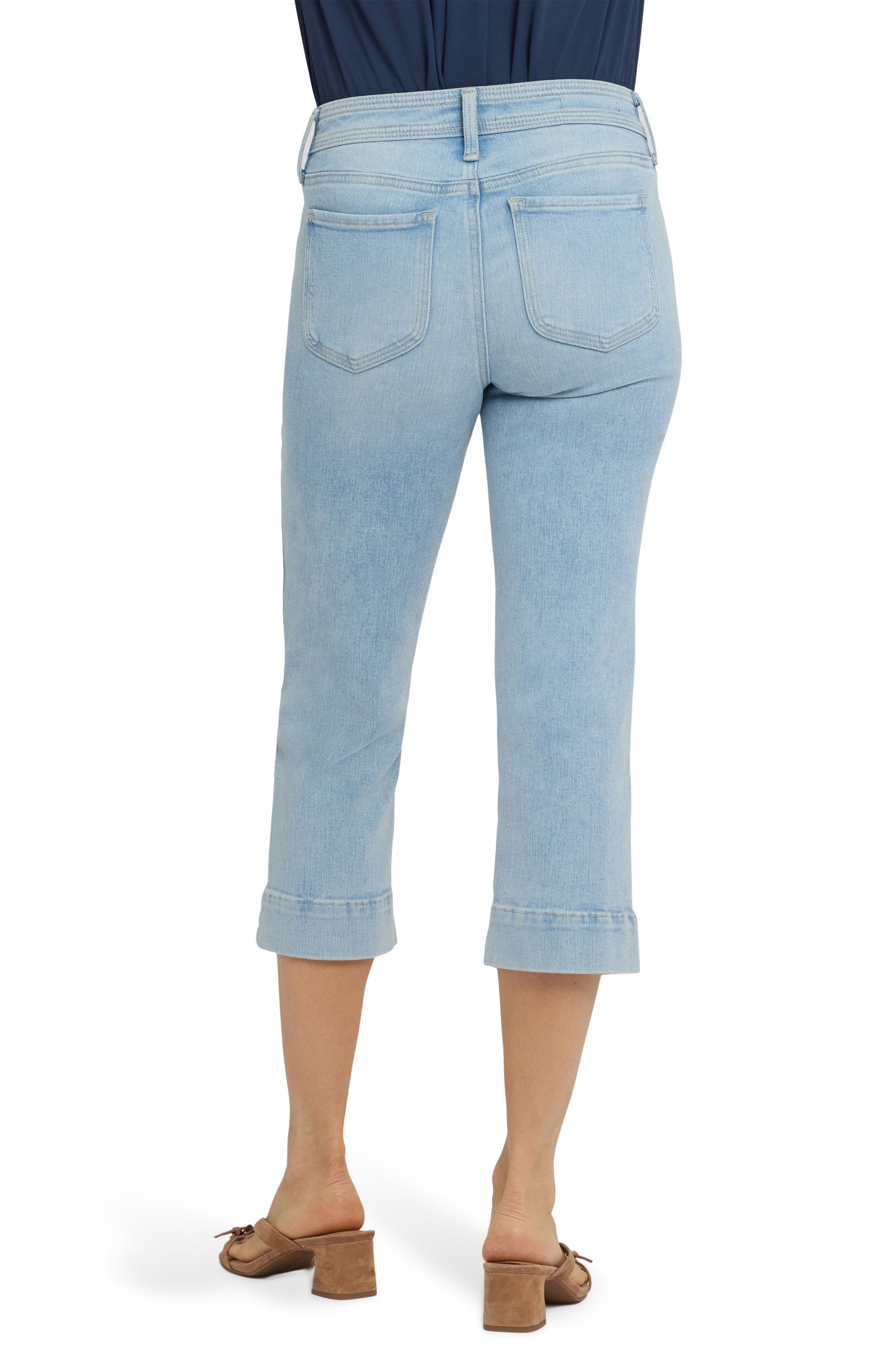 Marilyn Triple Stitch Crop Straight Leg Jeans - image 2