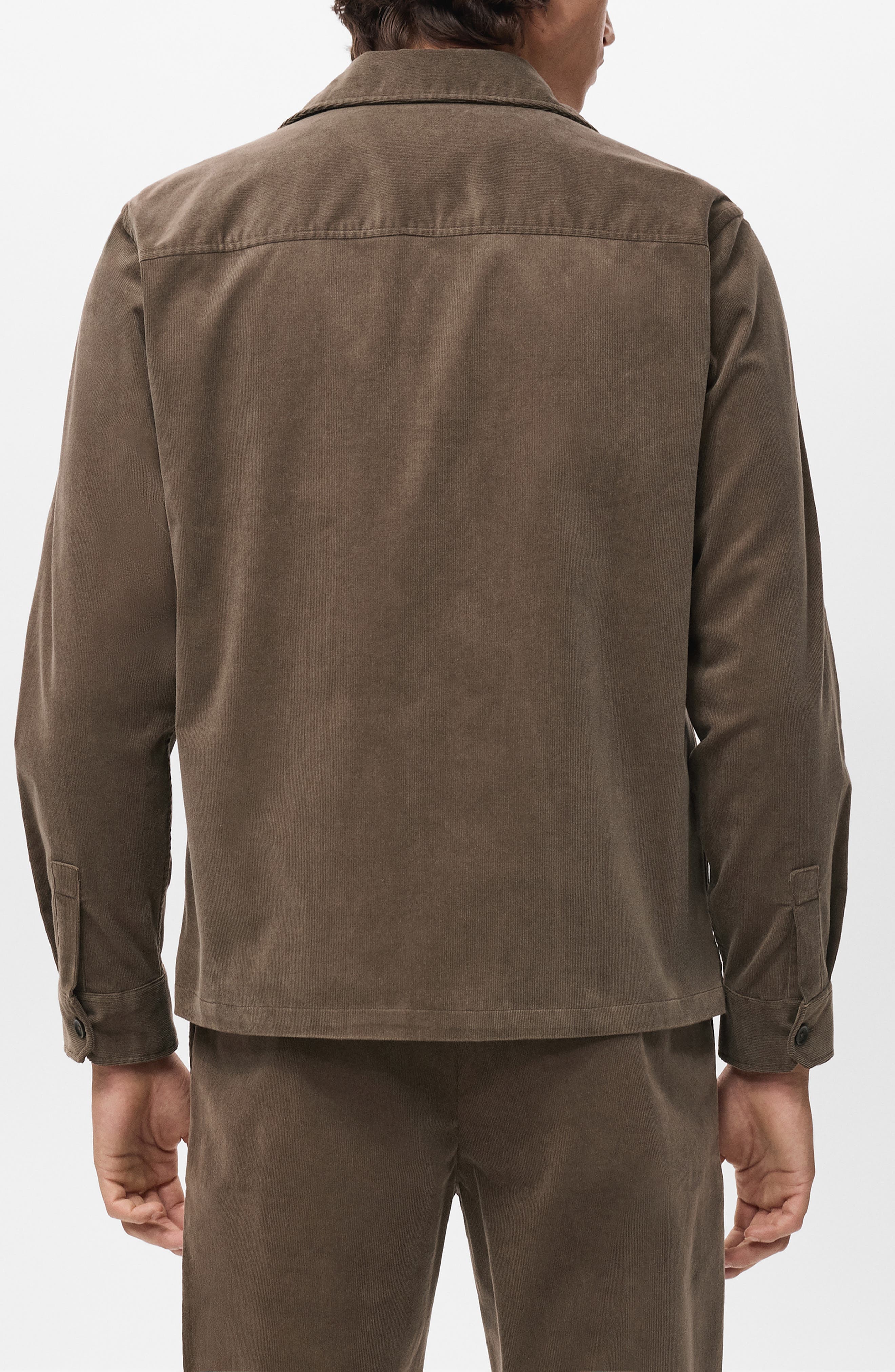 Regular Fit Corduroy Overshirt - image 2