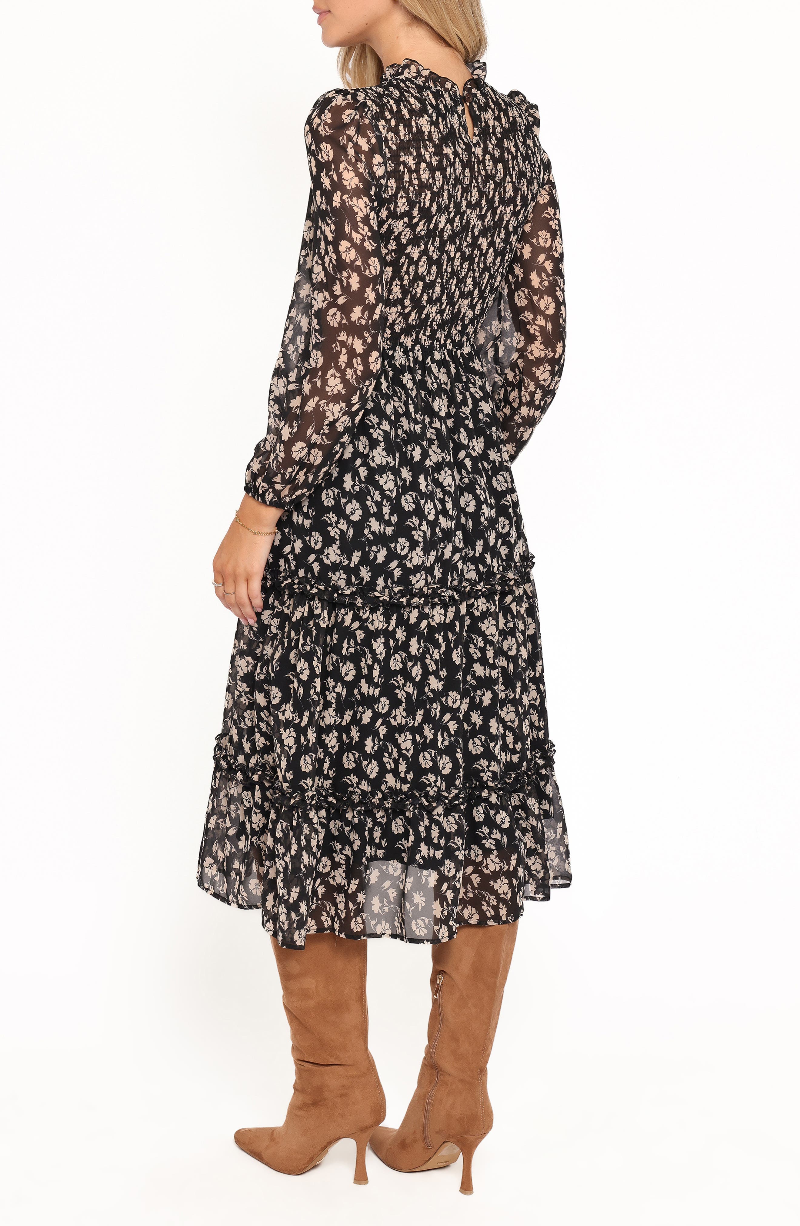 Edwina Floral Print Long Sleeve Dress - image 2