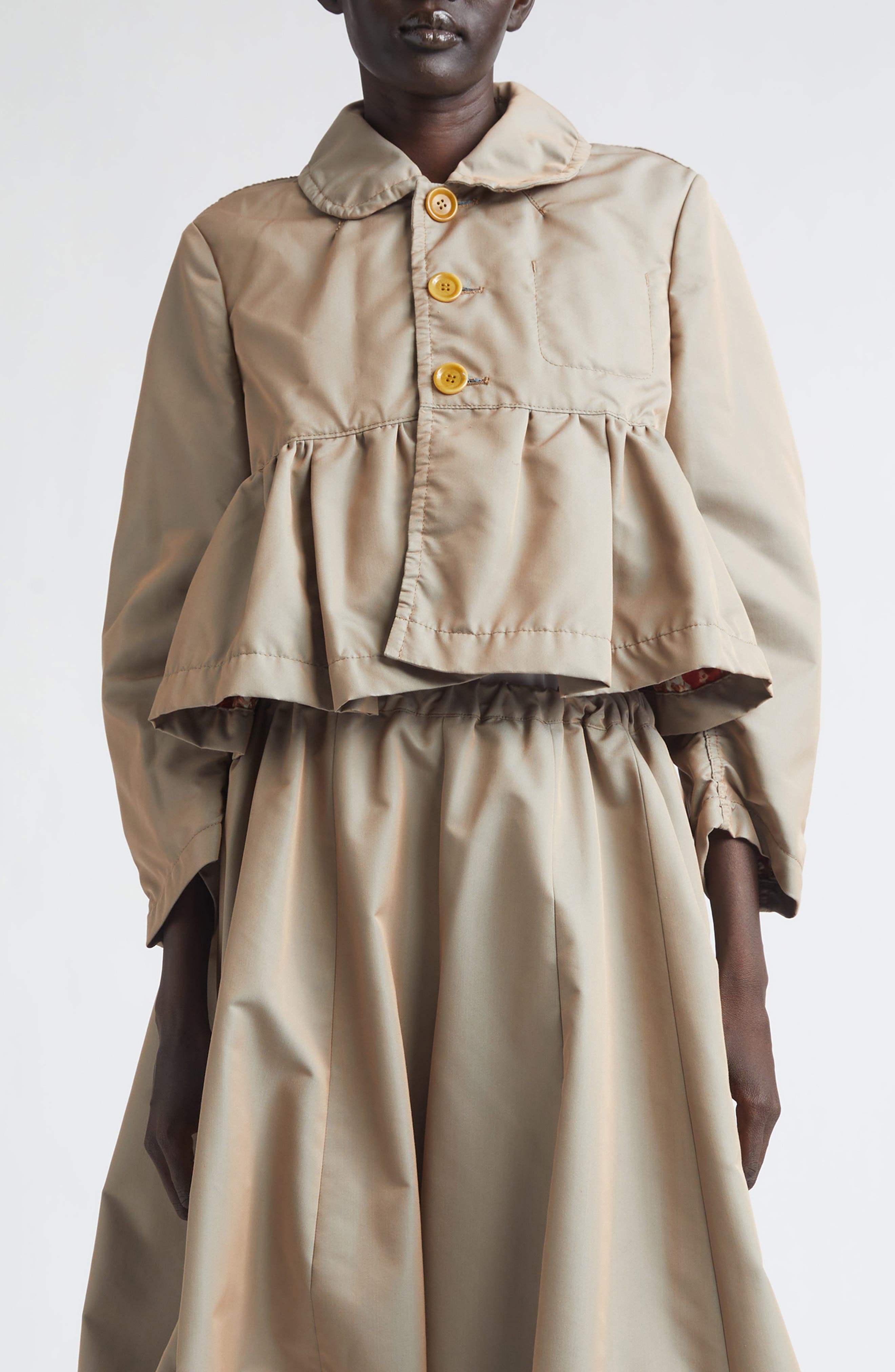 Twill Peplum Jacket - image 1