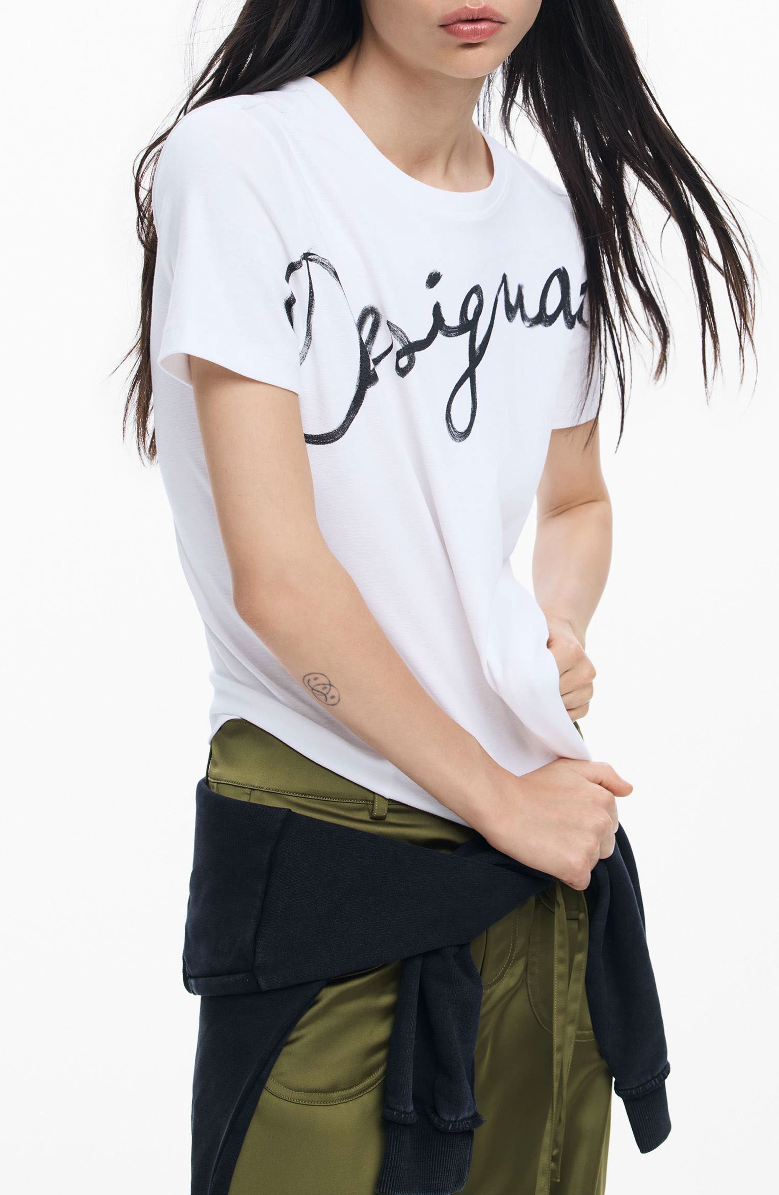 Logo Cotton Graphic T-Shirt - image 1