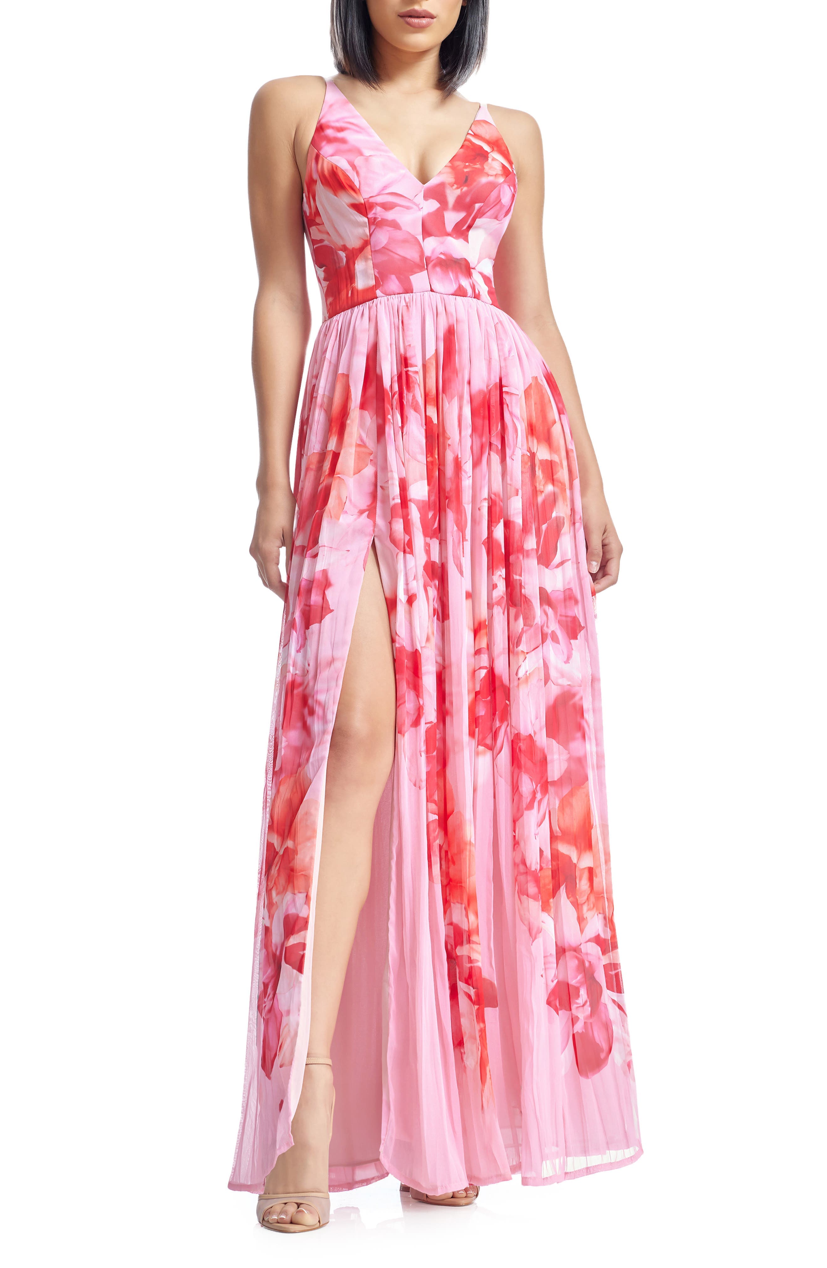 Alyssa Floral Gown - image 1