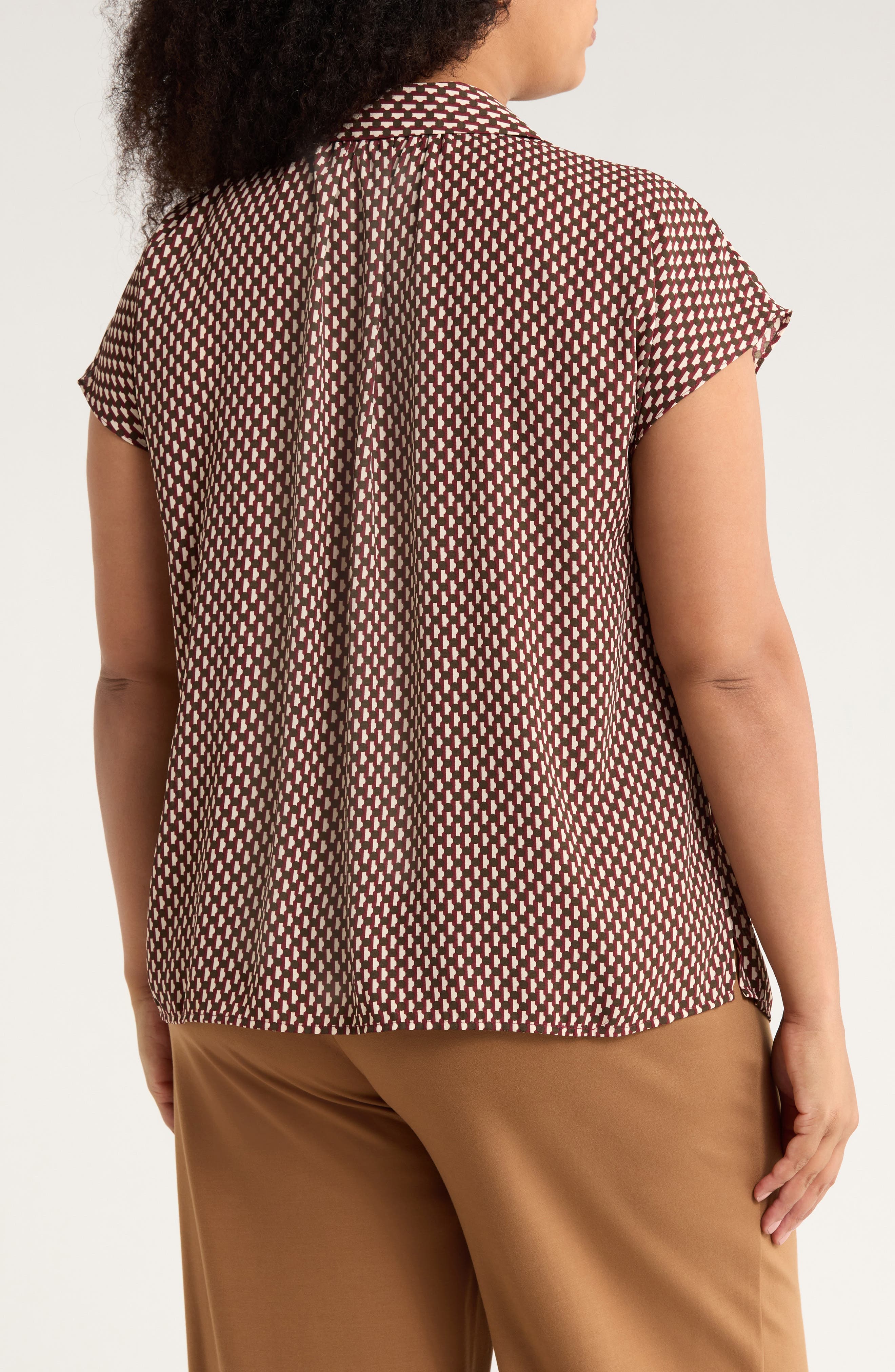 Cap Sleeve Blouse - image 2