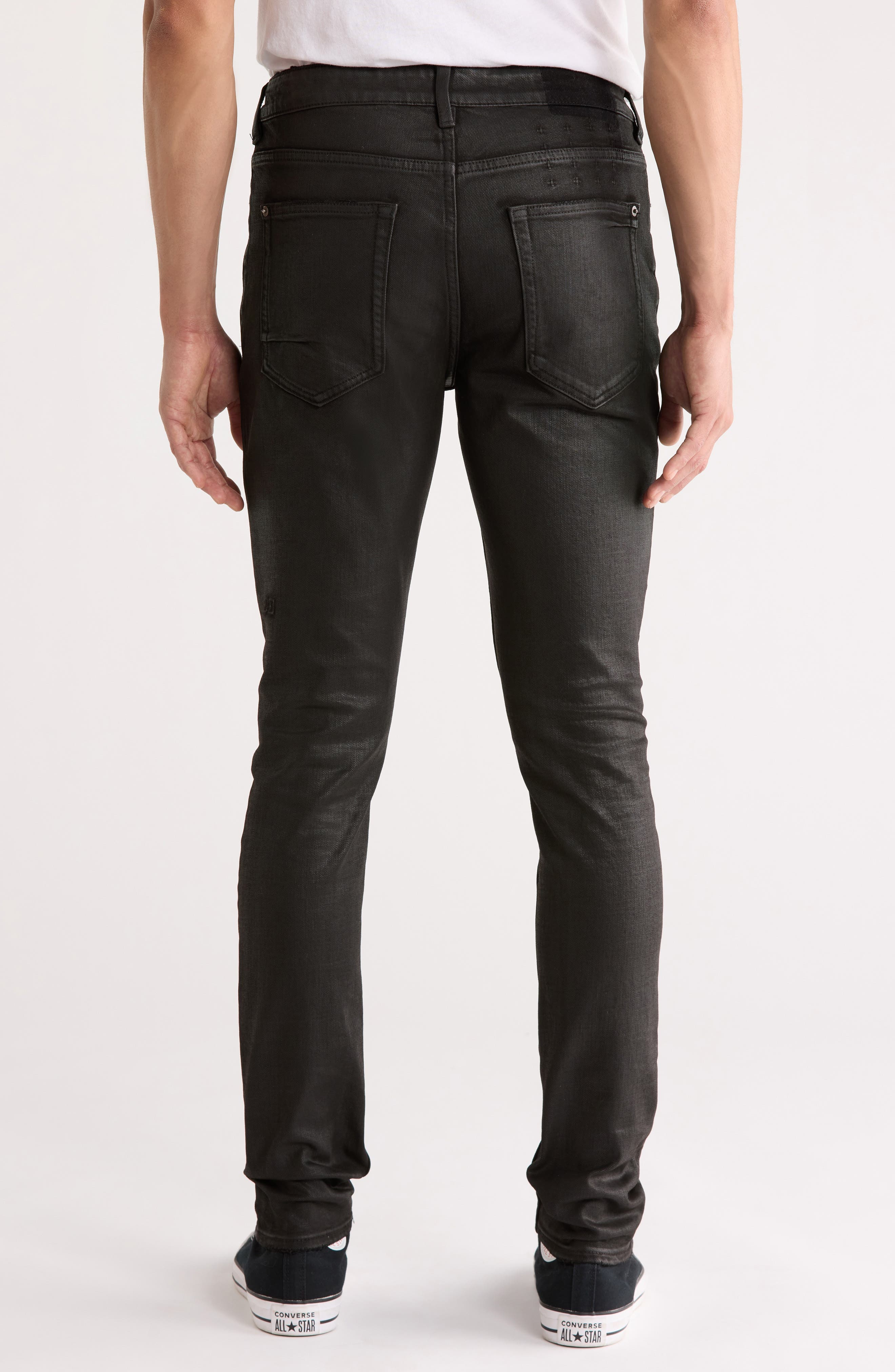 Van Winkle Main Stage Coated Skinny Jeans - image 2