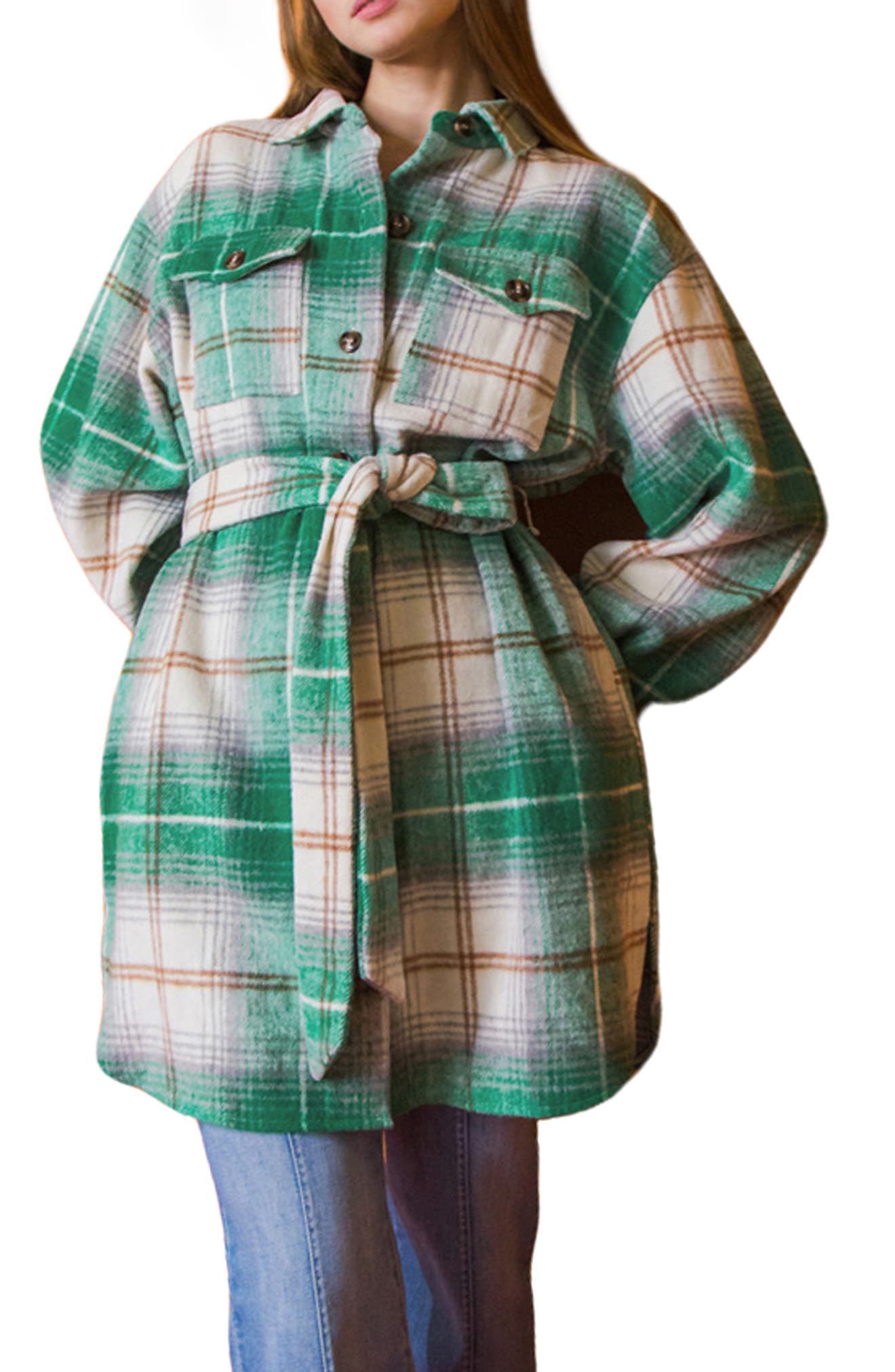 Plaid Shirt Jacket - image 1