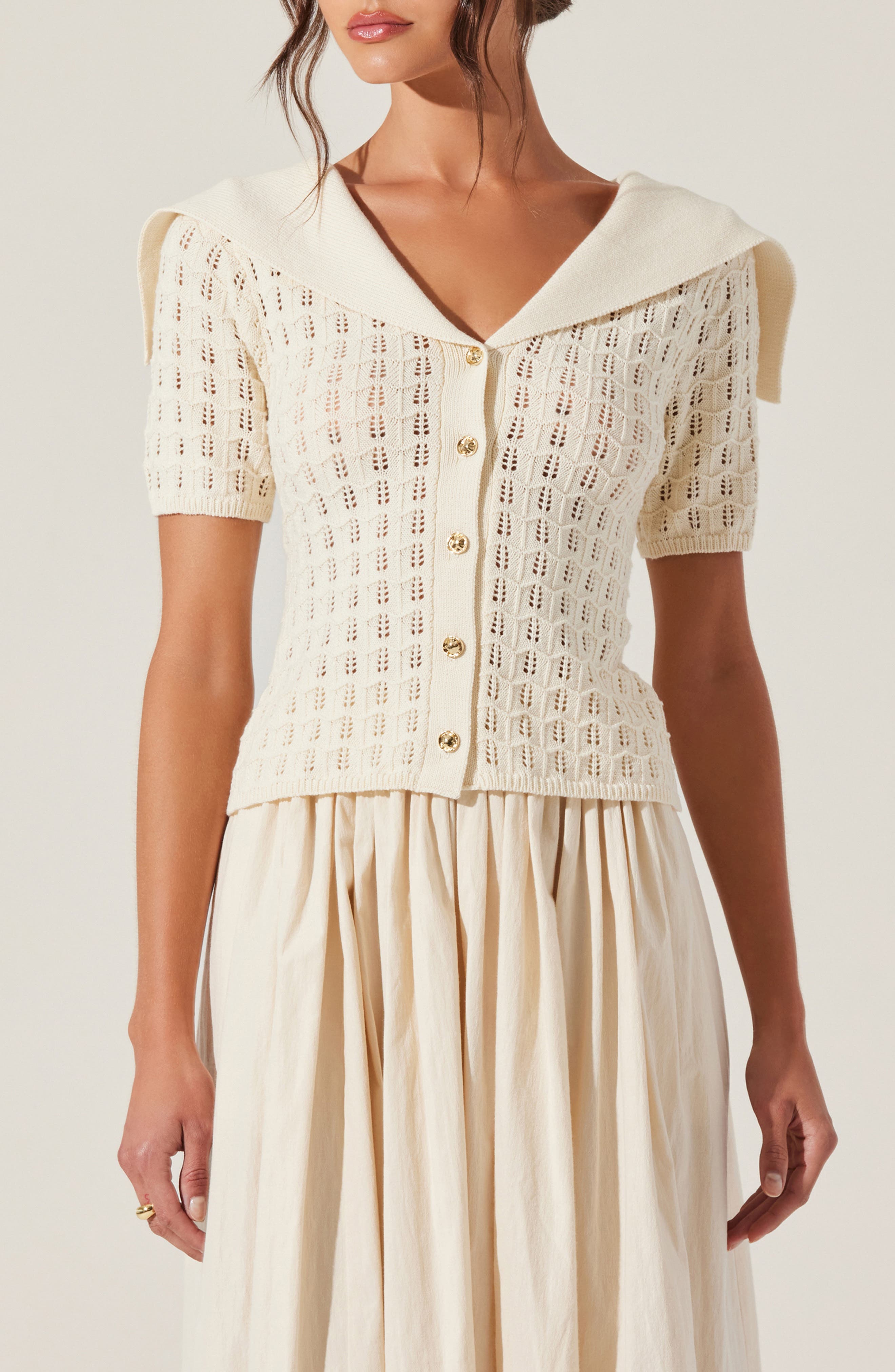 Analissa Short Sleeve Cardigan - image 1