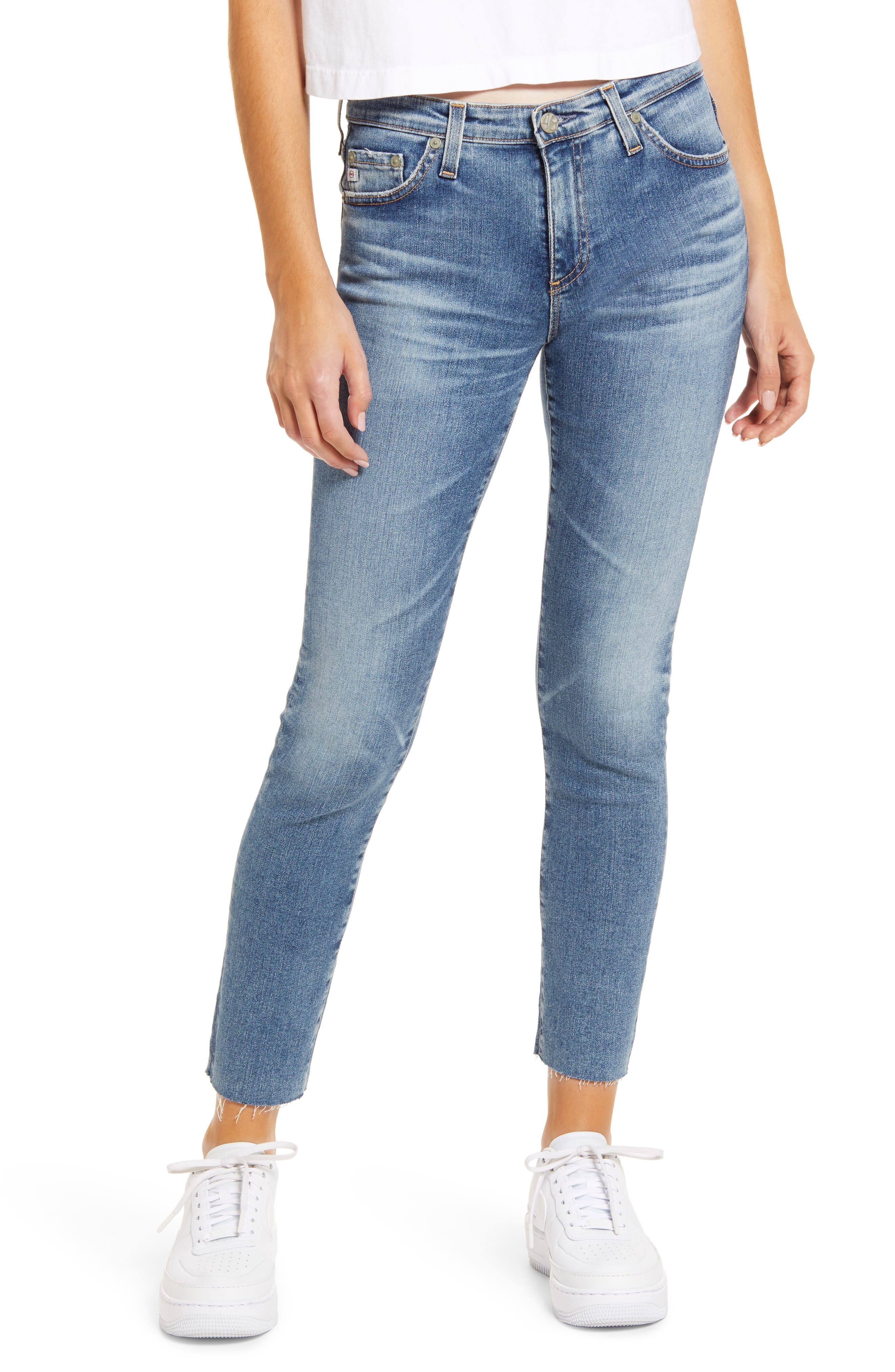 The Prima Raw Hem Ankle Skinny Jeans - image 1
