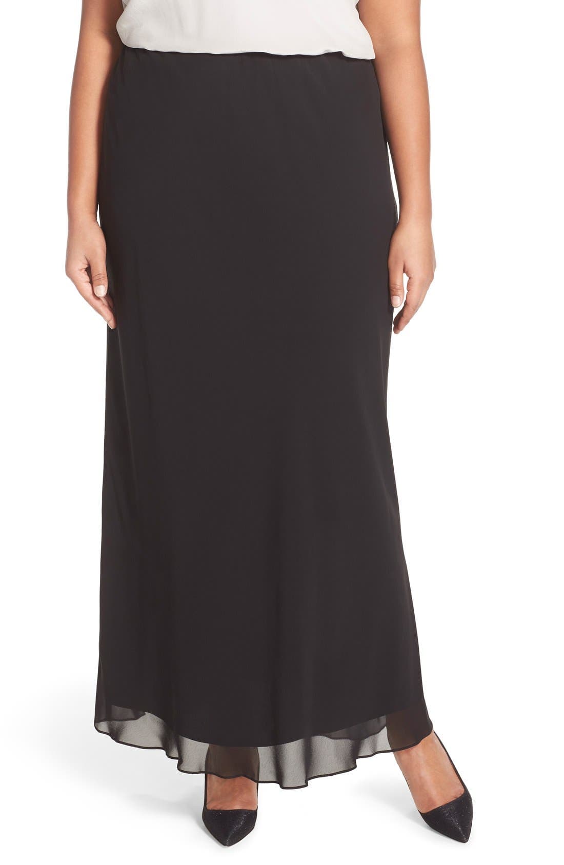 Chiffon Maxi Skirt - image 1