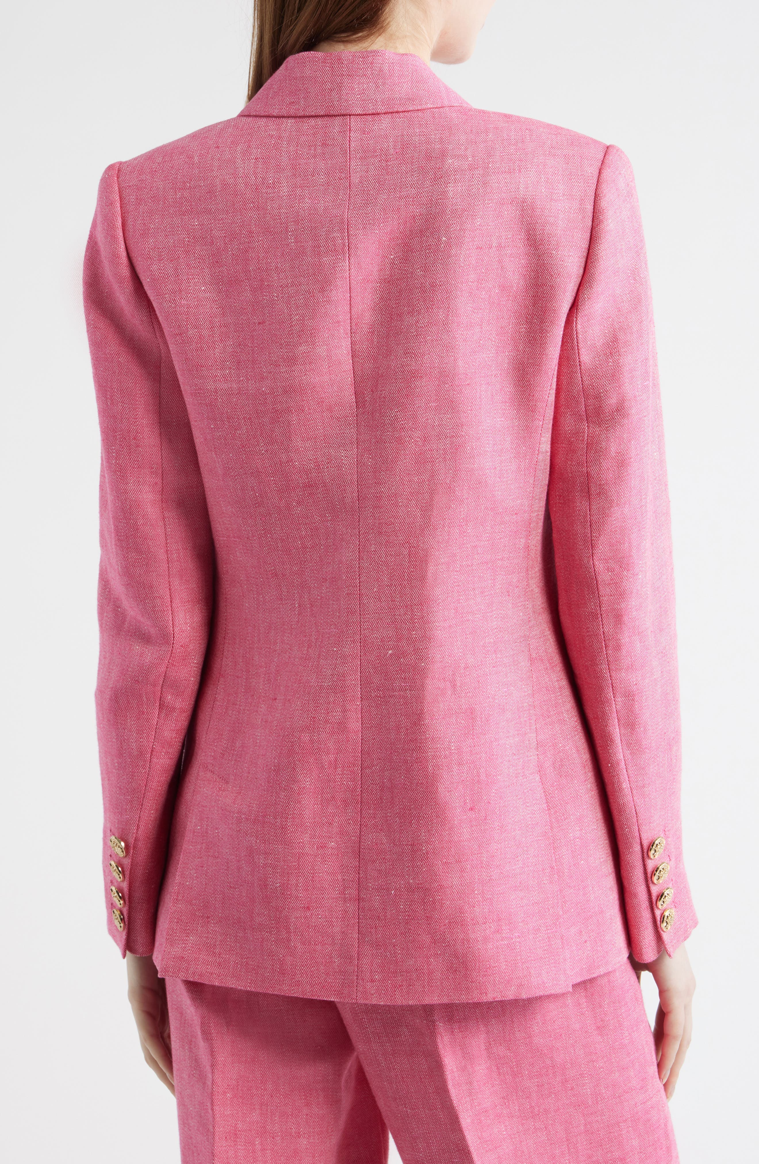 The Kenna Double Breasted Linen Blazer - image 2