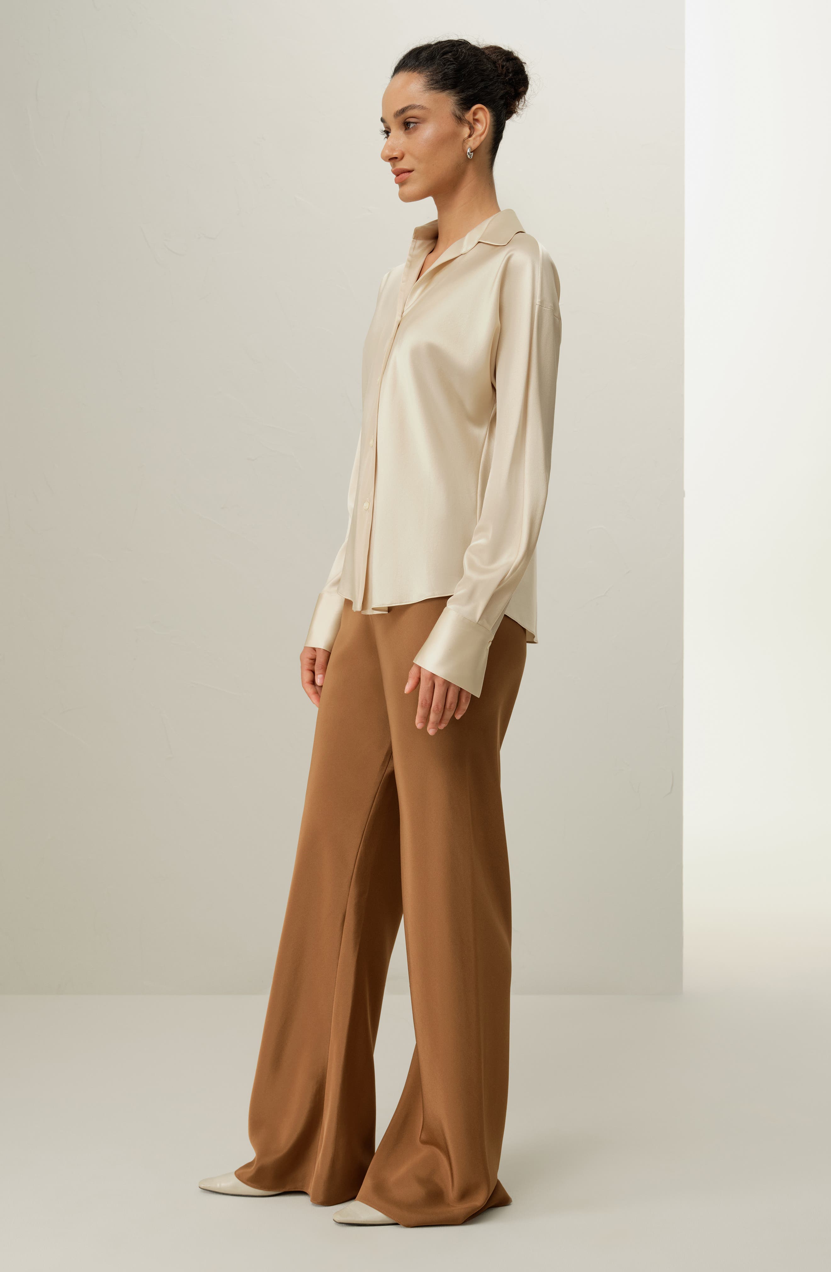 Bias Cut Silk Shirt - image 2
